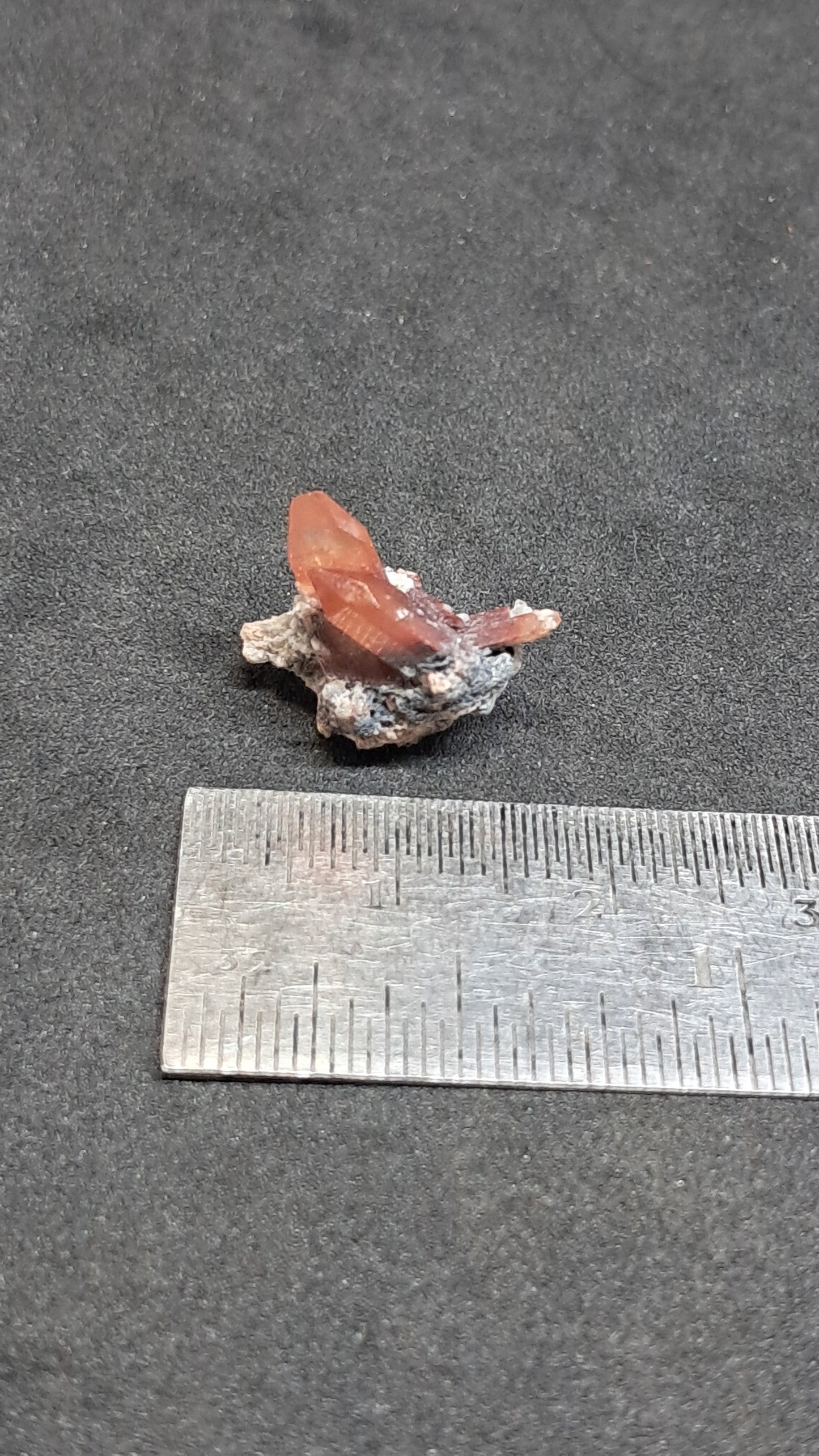Natural Topaz Crystal Cluster (Mexico) Red-Orange Colour | Rare Gemstone | Mineral Specimen #TPZ36