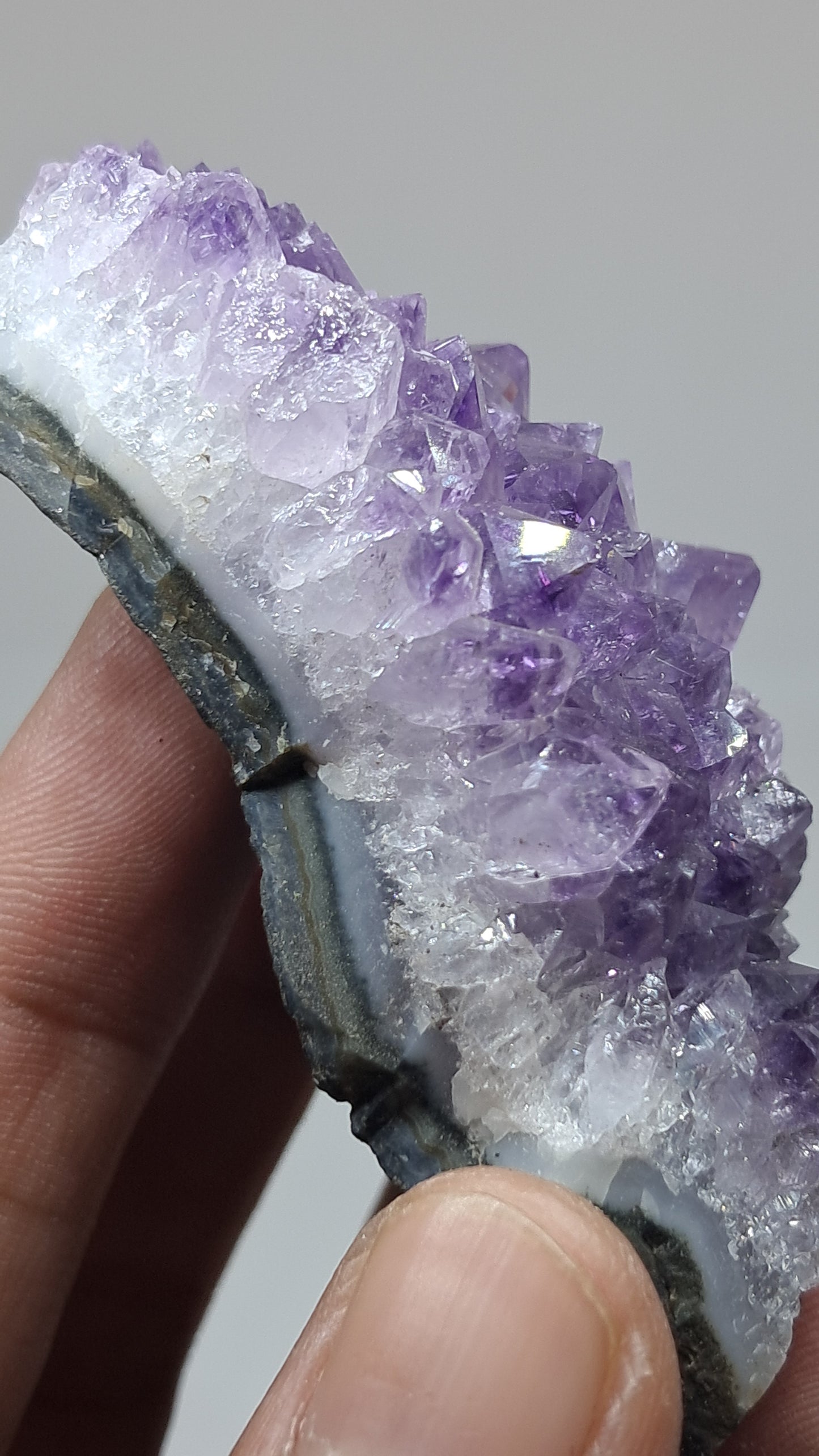 Deep Purple Amethyst (Brazil) | Natural Cluster | Mineral Specimen #AMB11