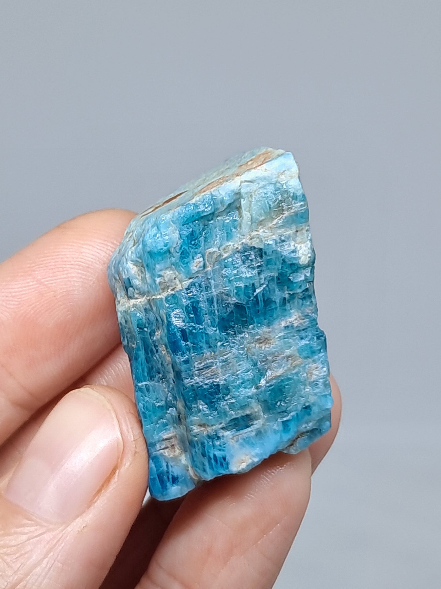 Piedra natural de apatita azul (Madagascar) n.° AP3