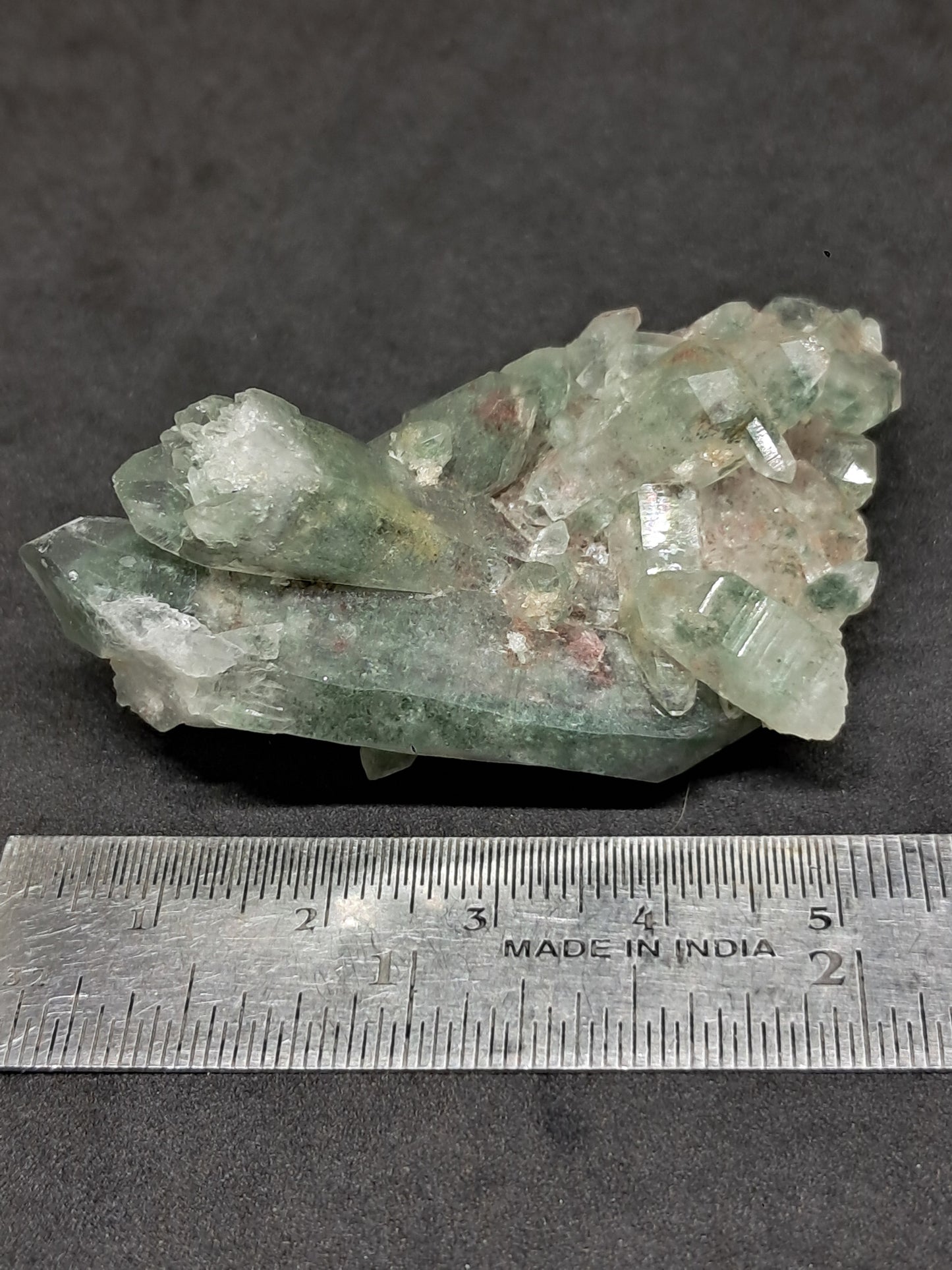 Chlorite Phantom Quartz (Kullu) Natural Point | Garden Chamanic Crystal #CQ75
