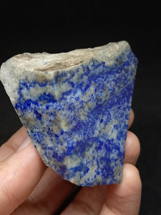 Slice of Lapislazuli (Afghanistan) Rough Natural Stone #LZ2