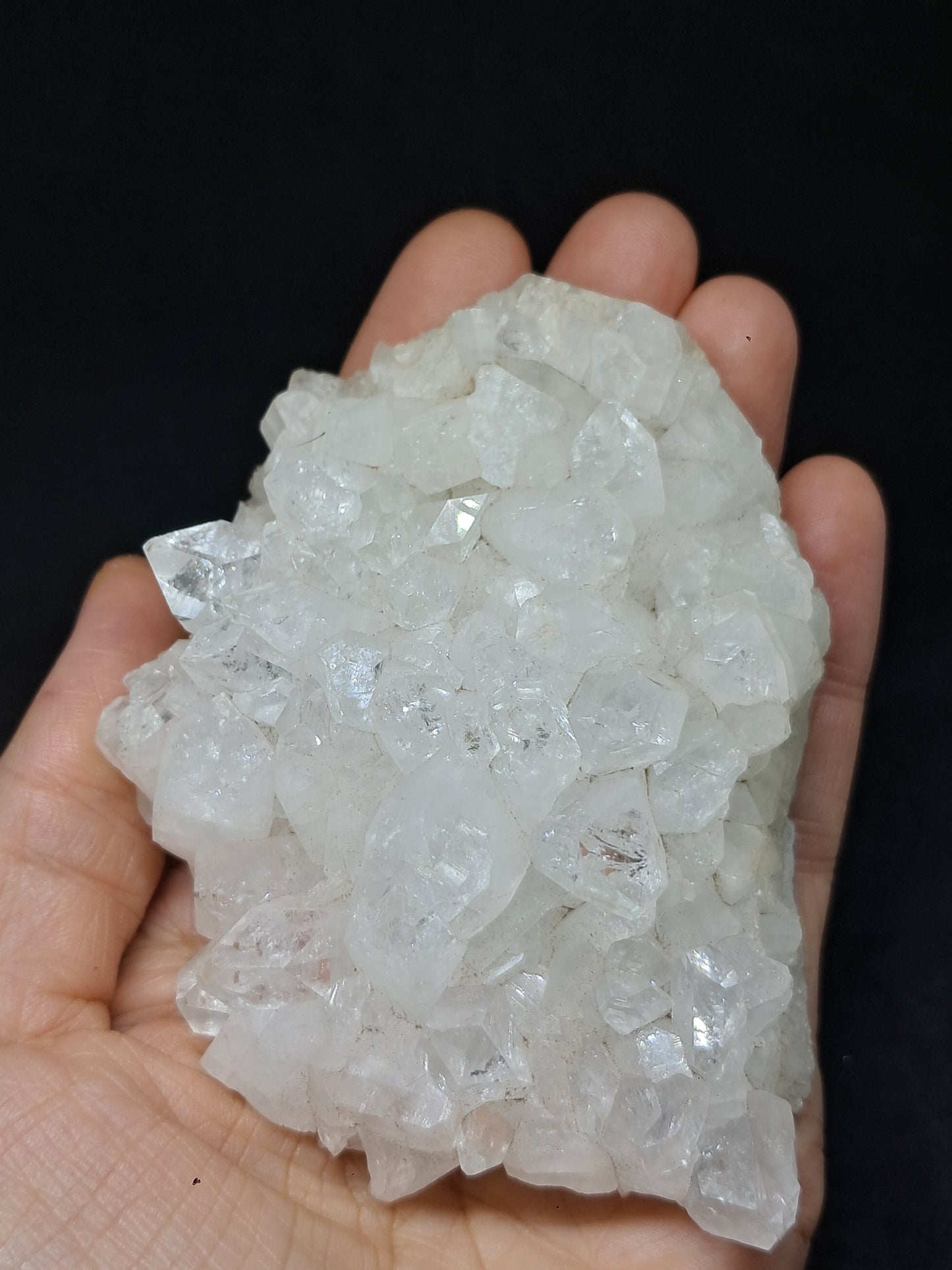 Clear Apophyllite Cluster (Ajanta) Natural Crystal | Mineral Specimen #AP42eb38