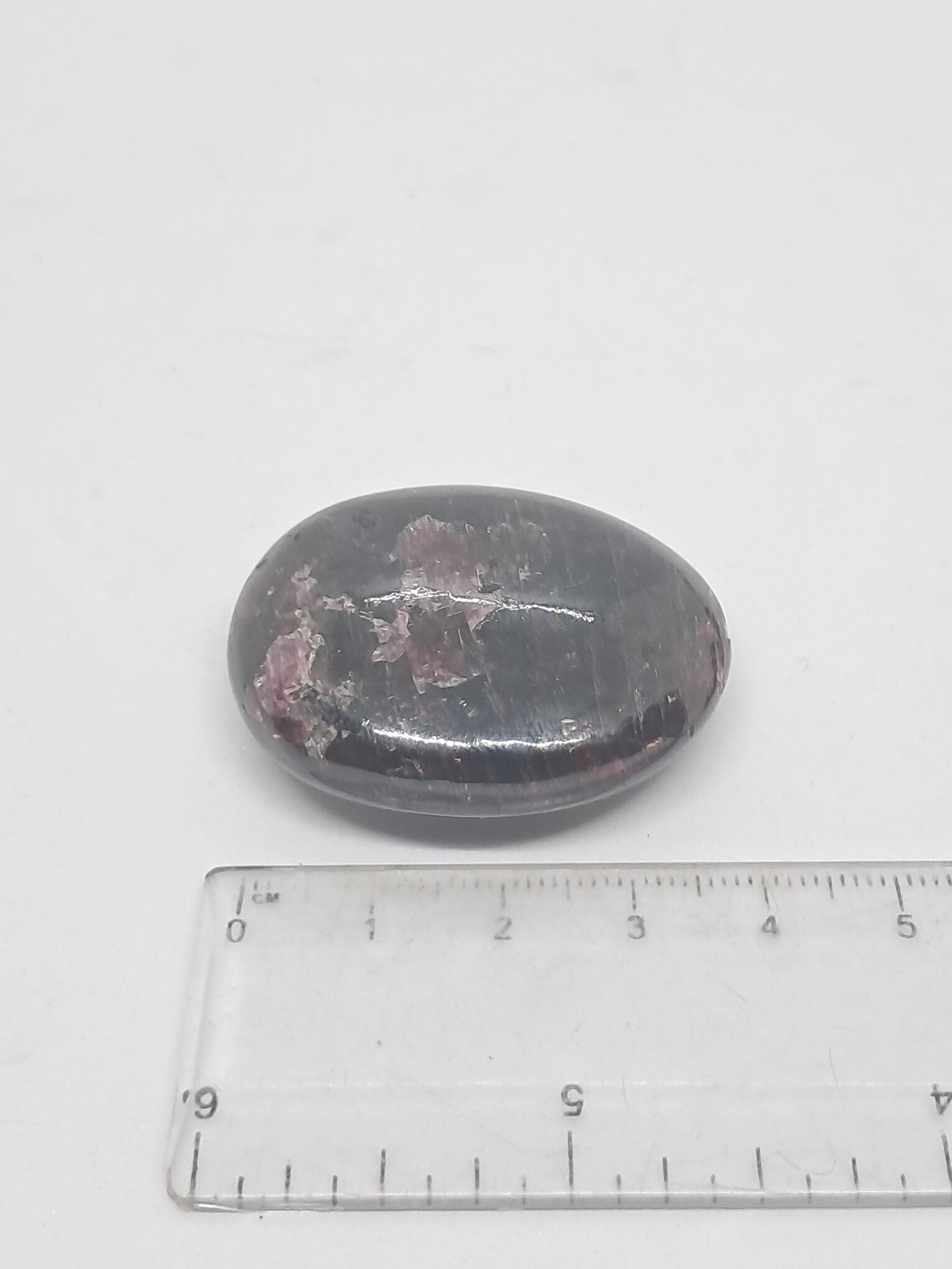 Piedra de palma de granate rojo | Piedra natural pulida #GR3