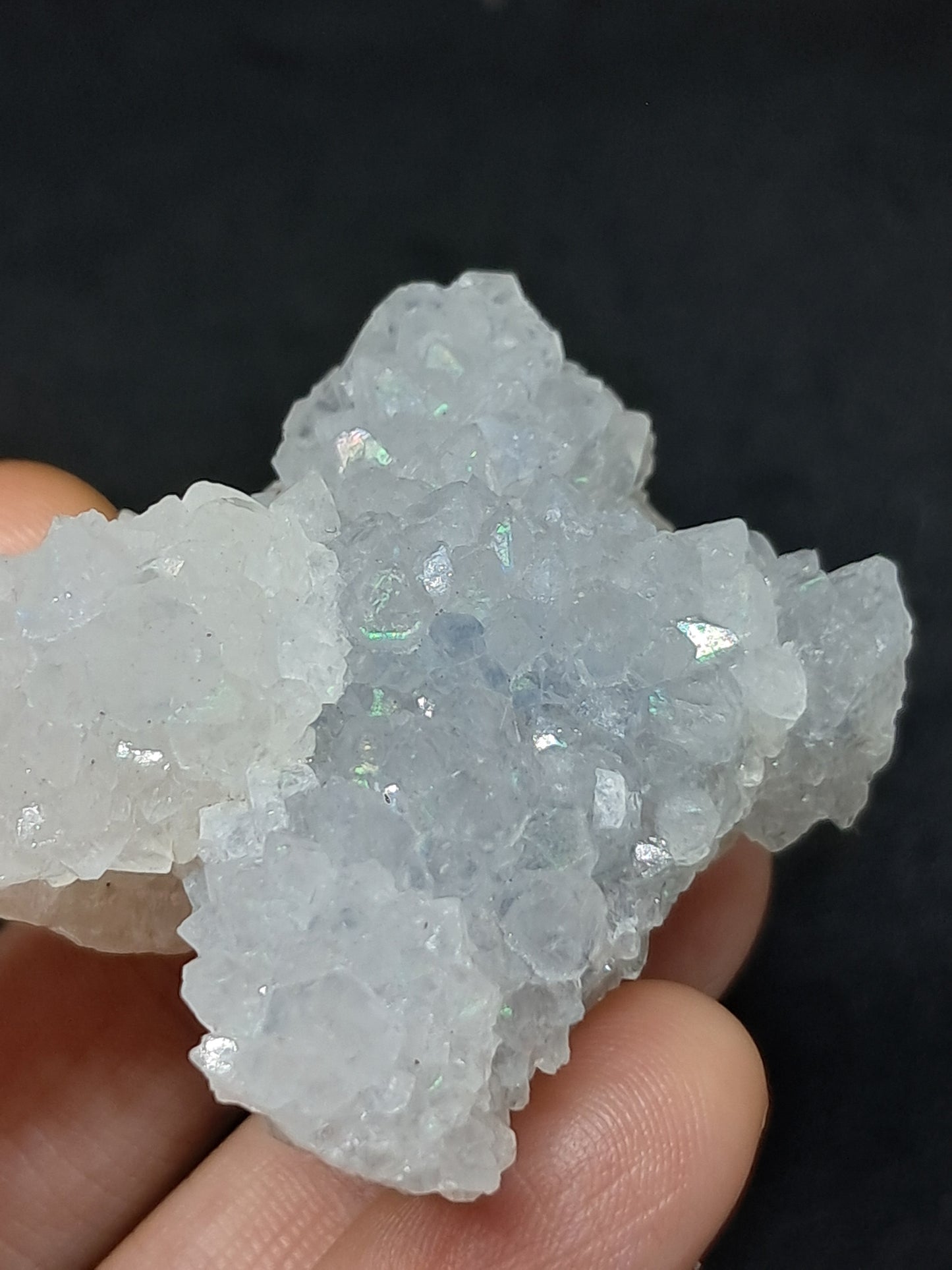 Iris Quartz (Aurangabad)| Anandalite | Stalactite Cluster | Natural Crystal #AQ36
