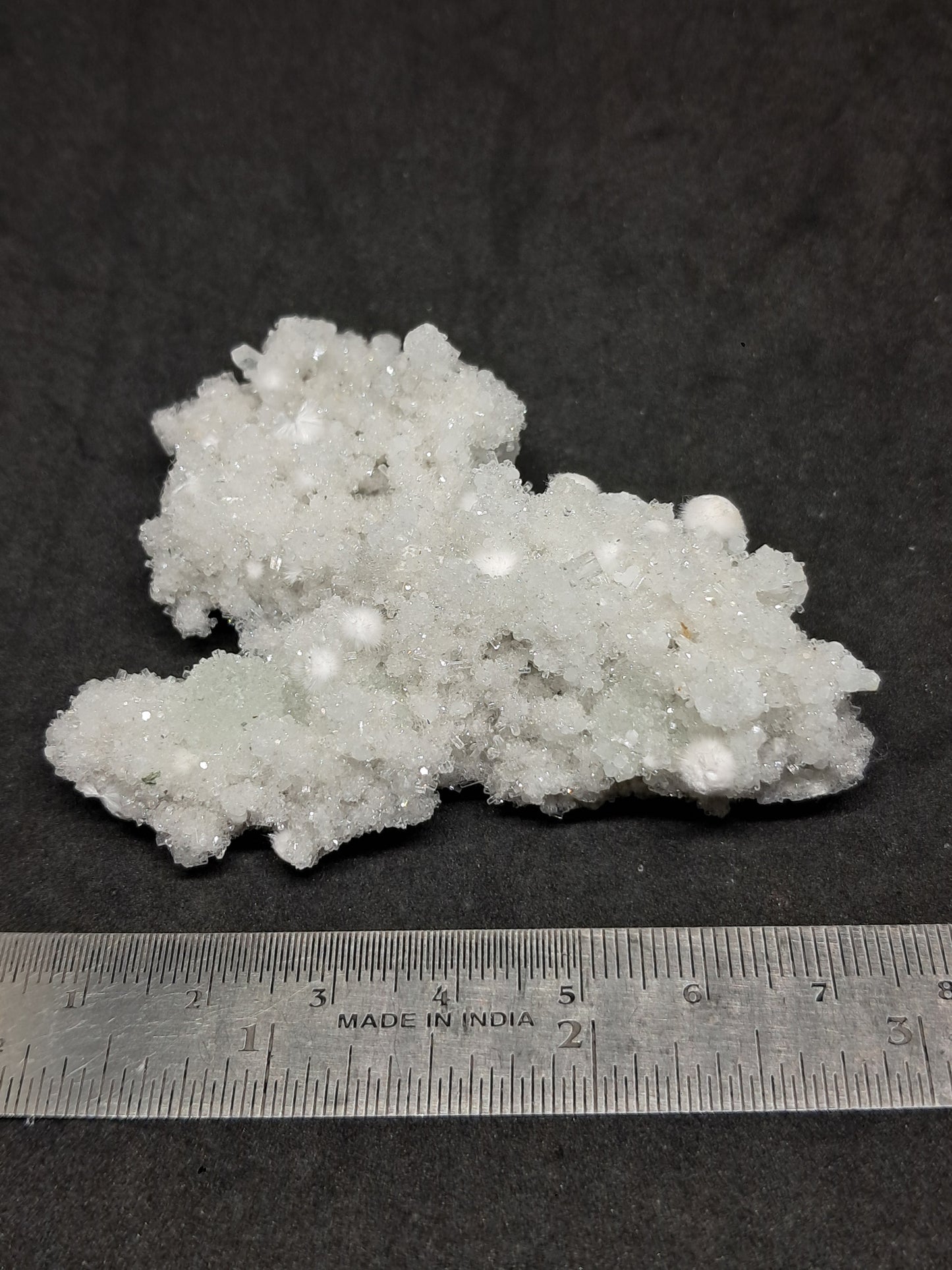 Okenite w/ Apophyllite Cluster (Mumbai) Mineral Specimen | Collector Grade | Natural Crystal #OK26