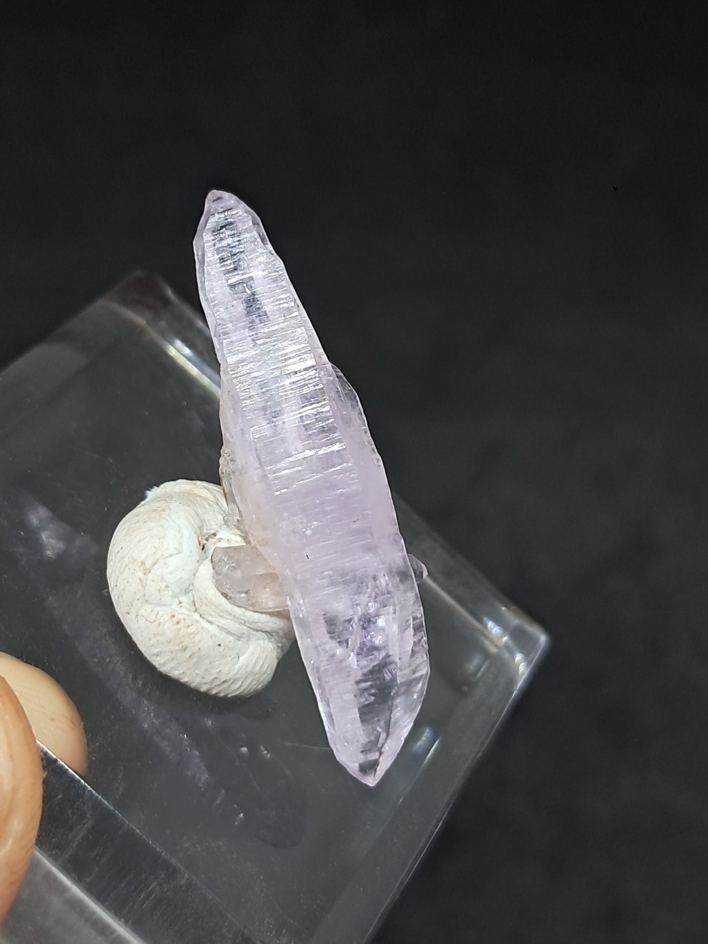 Cuarzo Amatista de Veracruz Biterminado (México) | Cristal Natural | Muestra Mineral #VA50
