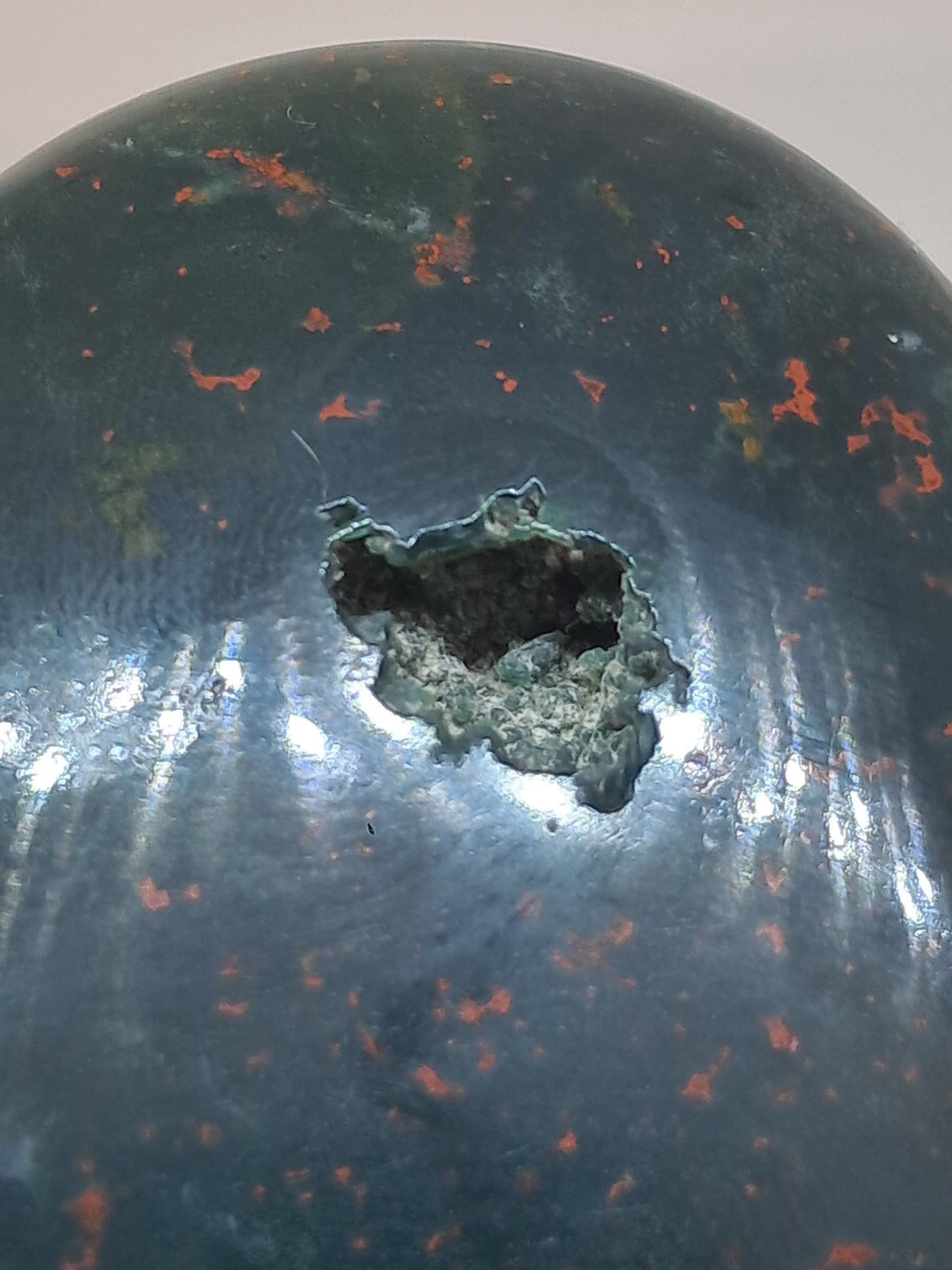 Piedra de sangre | Piedra pulida | Cristales naturales #BS2