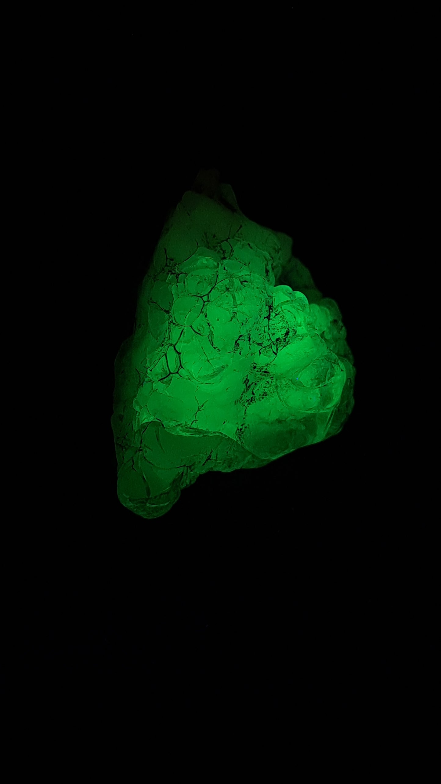 Hyalite Opal on Matrix (Mexico) Rough Crystal Stone | UV-Reactive Mineral Specimen #OH6