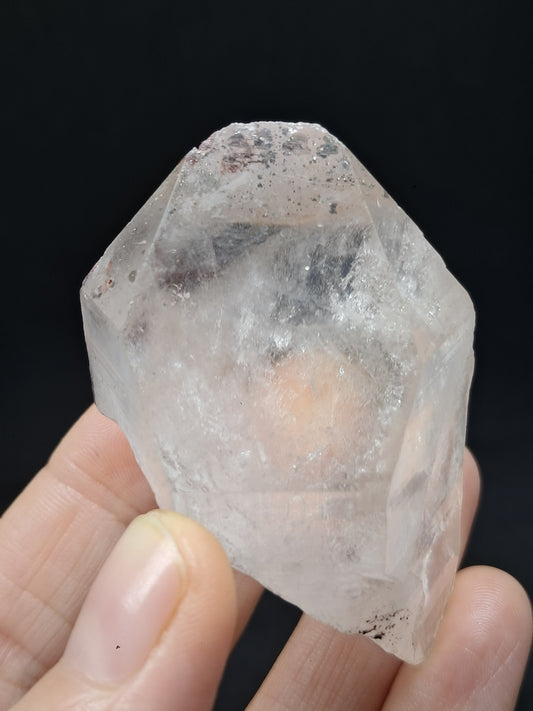 Himalayan Quartz Crystal Point with Pyrite Inclusions | Natural Stone | Mineral Specimen #CH52
