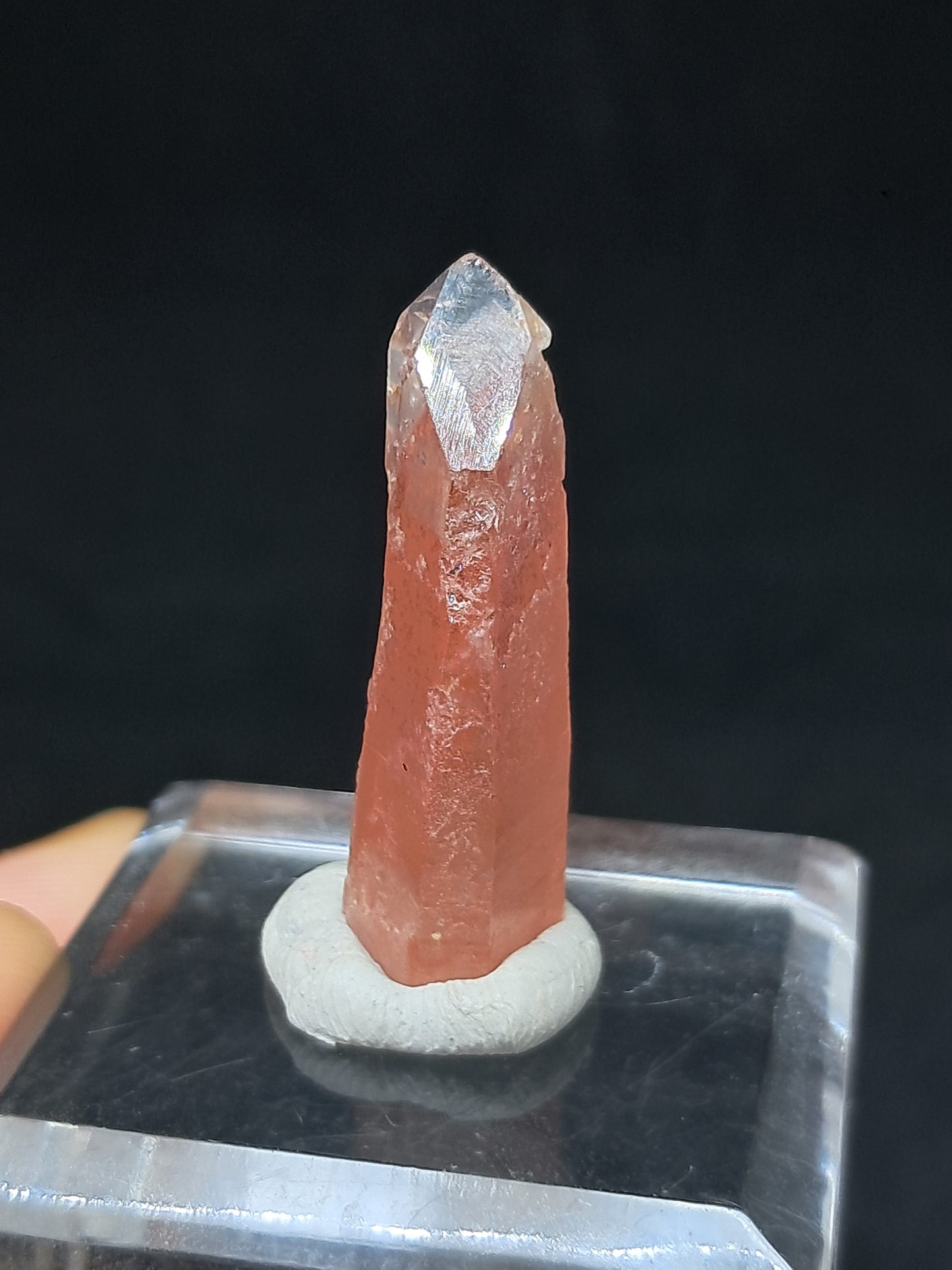 Hematite Phantom Quartz (Telangana) | Natural Crystal | Mineral Specimen #HPQ59