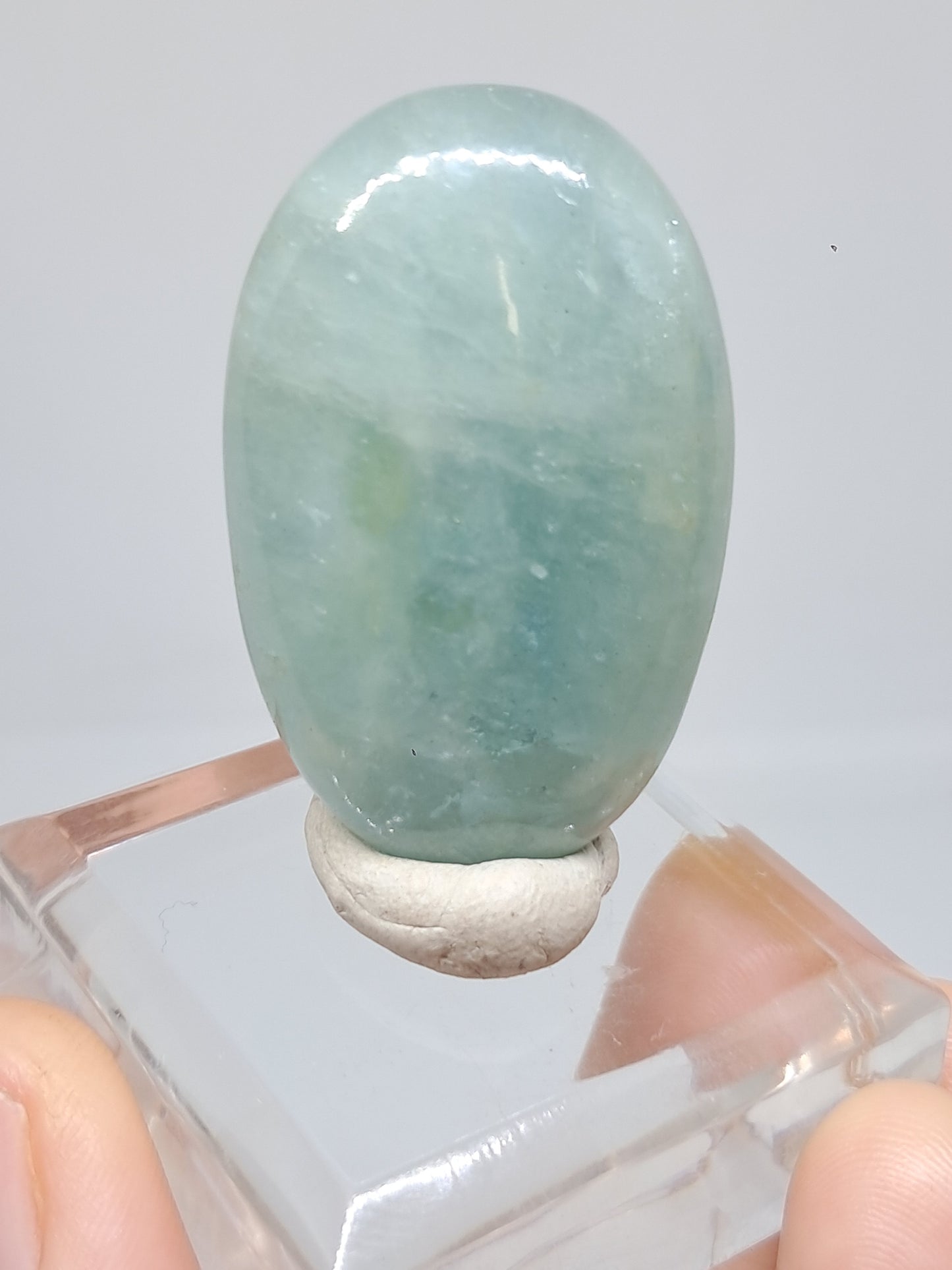 Aguamarina Palmstone | Piedra natural pulida | Buena calidad