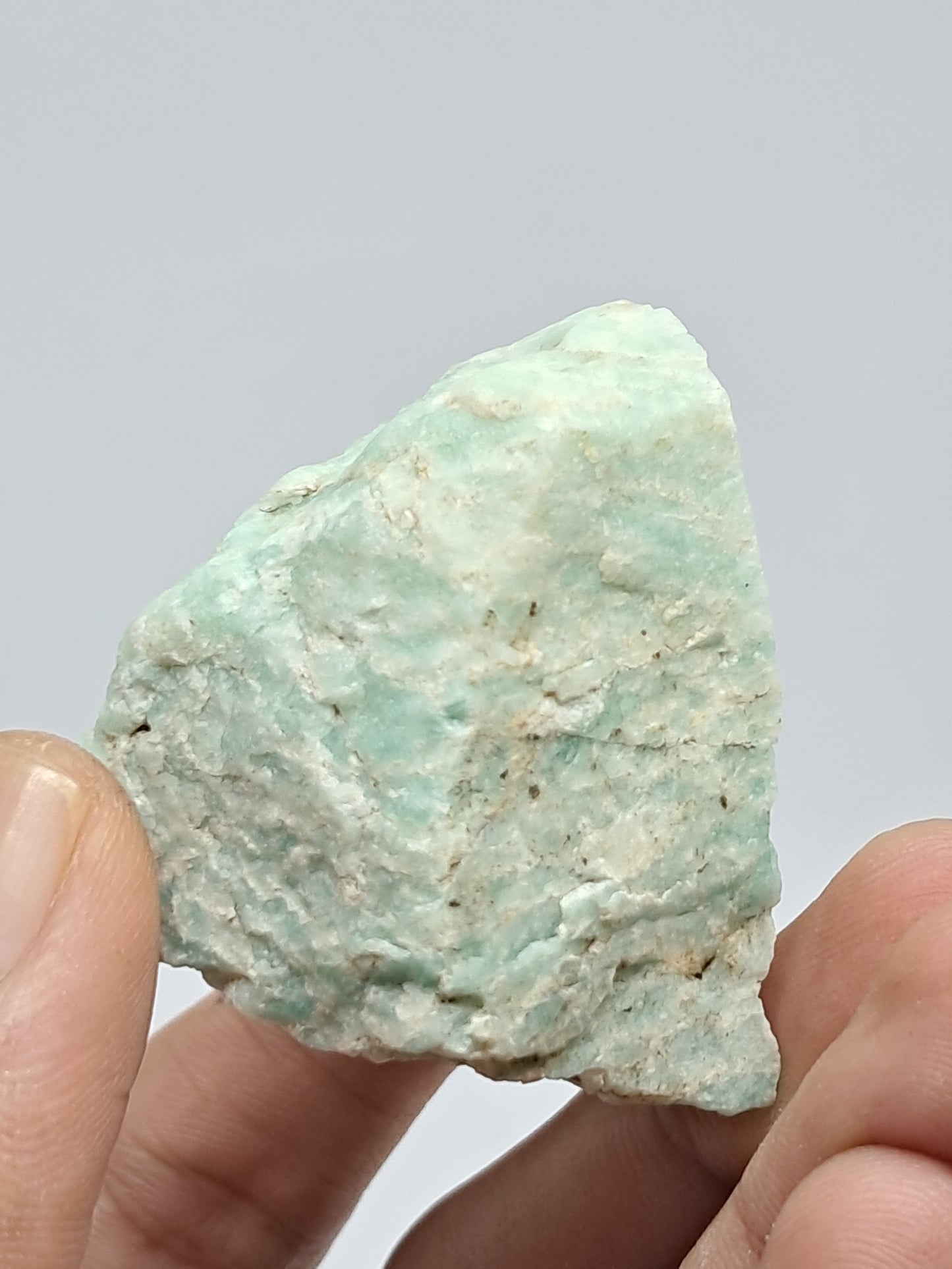 Rough Amazonite Slice | Natural Stone | Mineral Specimen #AZ7