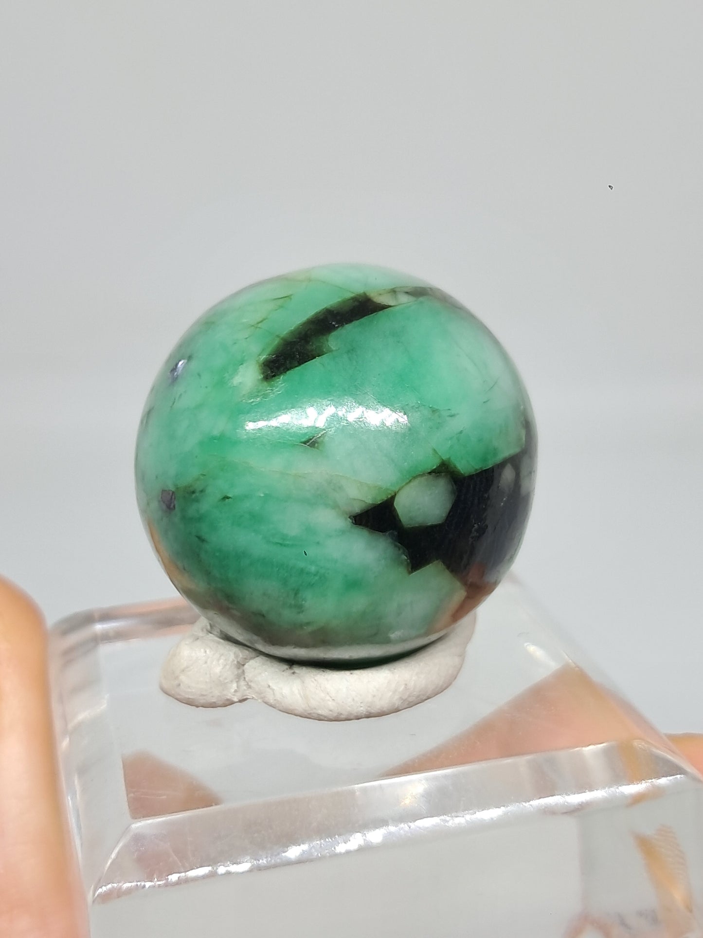 Emerald Sphere | Polished Stone | Natural Crystal #EM5