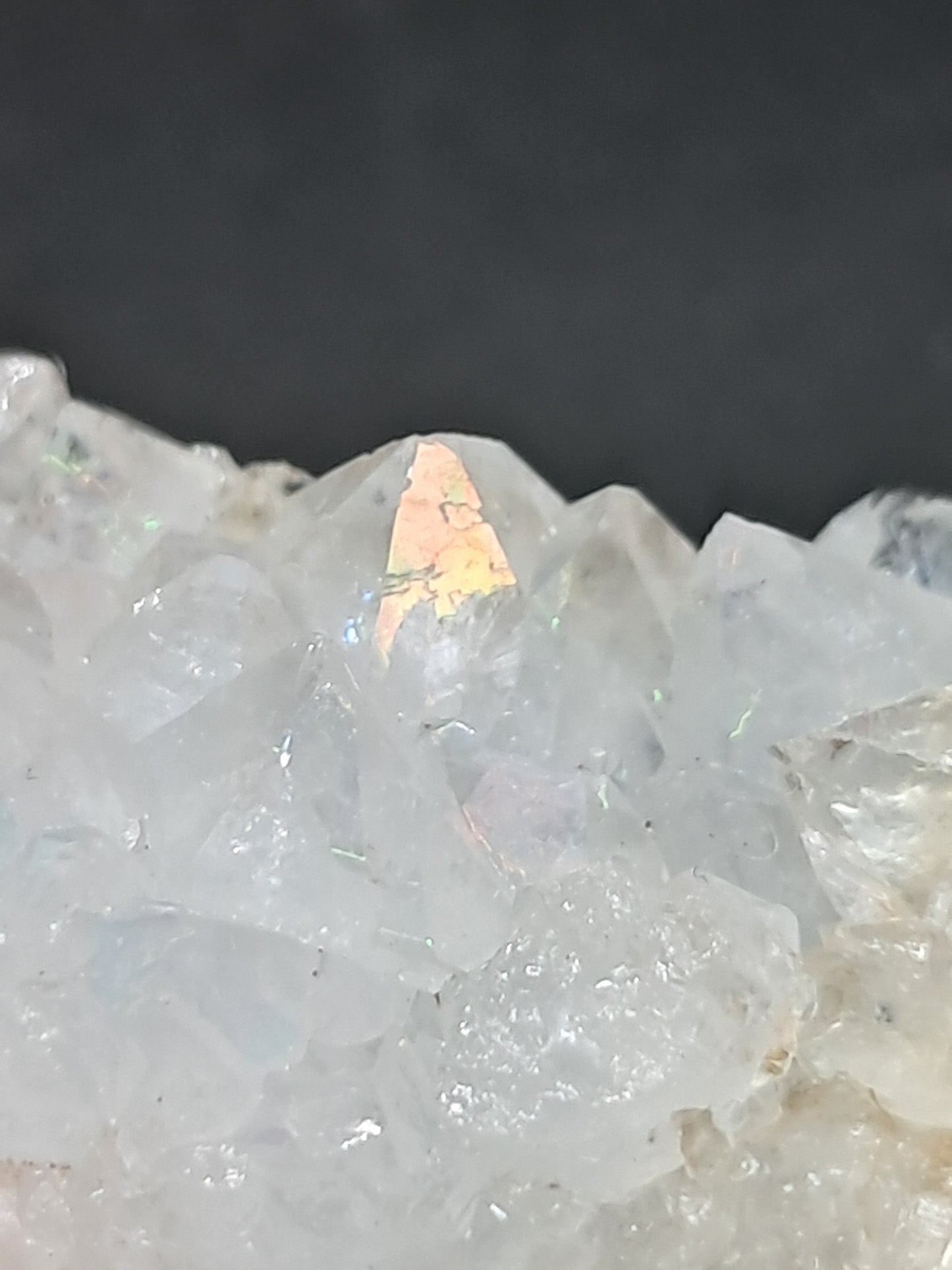 Iris Quartz (Aurangabad)| Anandalite | High Iridescence | Natural Crystal #AQ16