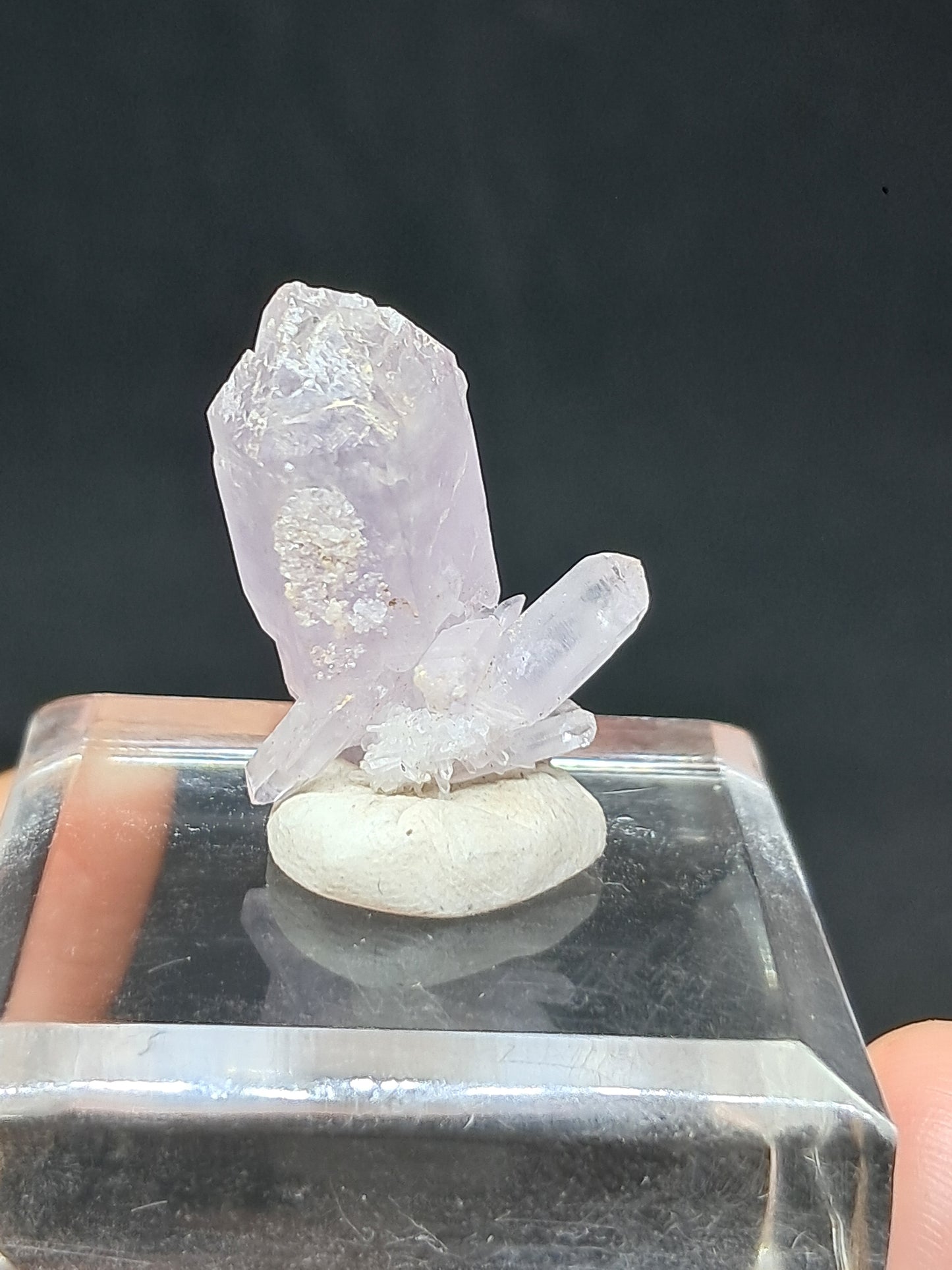 Cúmulo de cetro de amatista de Veracruz (México) | Cristal natural | Ejemplar mineral n.° VA41