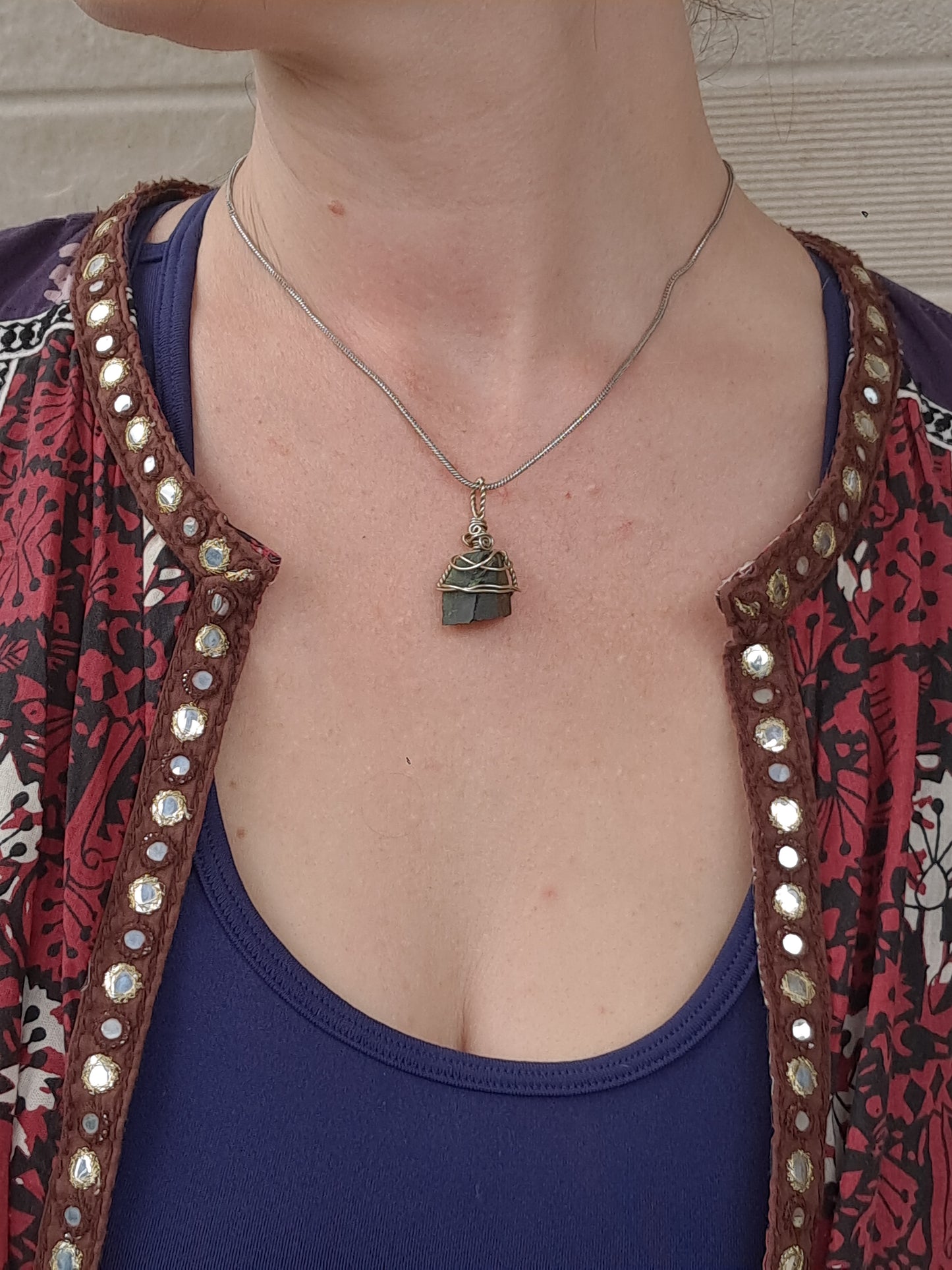 Diopside Pendant | Handcrafted Jewelry #JL54