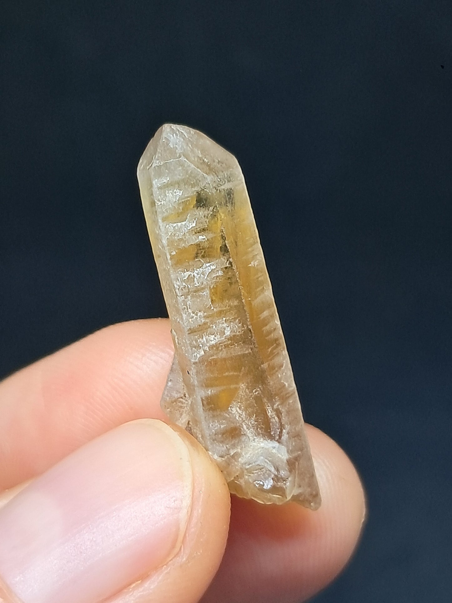 Natural Citrine Point (Karur) | Natural Crystal | Mineral Specimen #CTN40