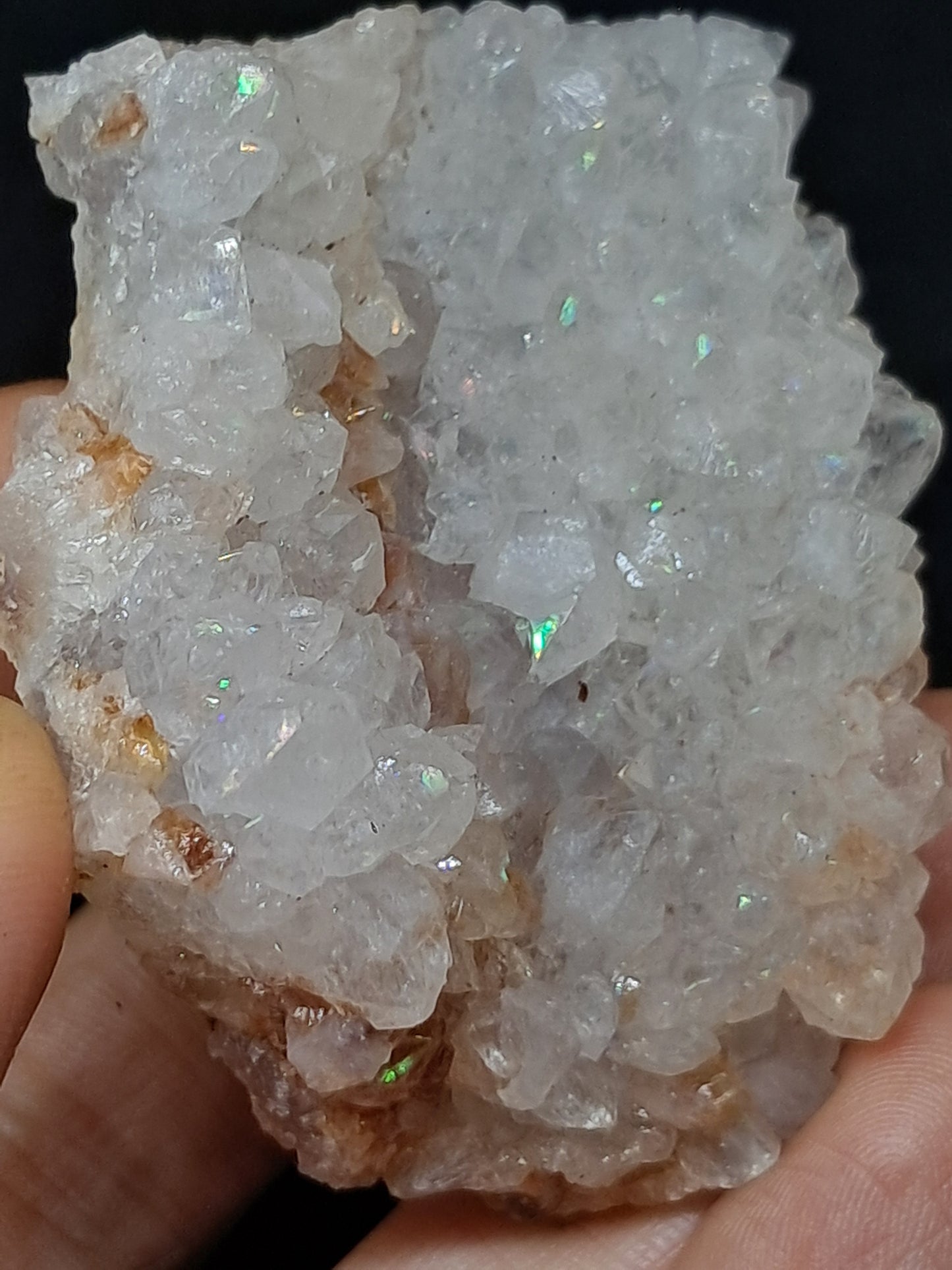Iris Quartz (Aurangabad)| Anandalite | High Iridiscence | Natural Crystal #AQ40