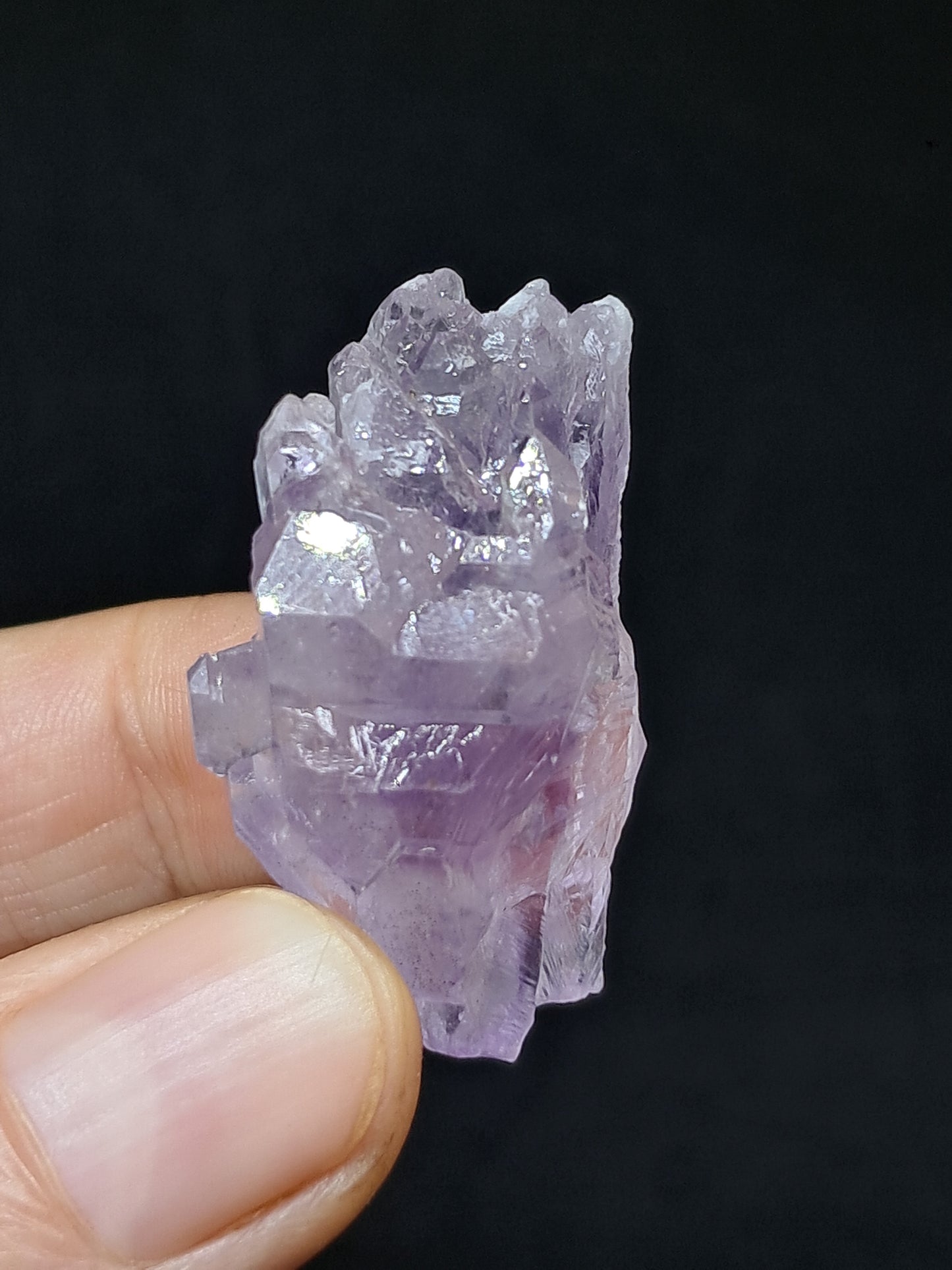 Amatista Elestial (Karur) | Cristal en bruto | Piedra Natural | Espécimen mineral #KA115