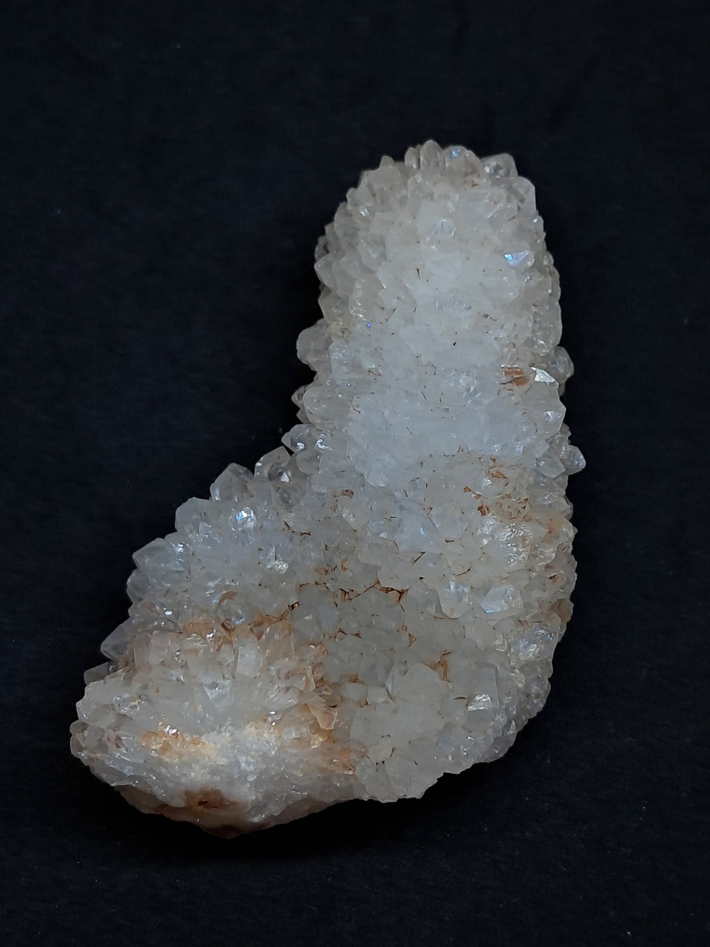 Cuarzo iris (Aurangabad) | Anandalita | Estalactita | Cristal natural n.° AQ6