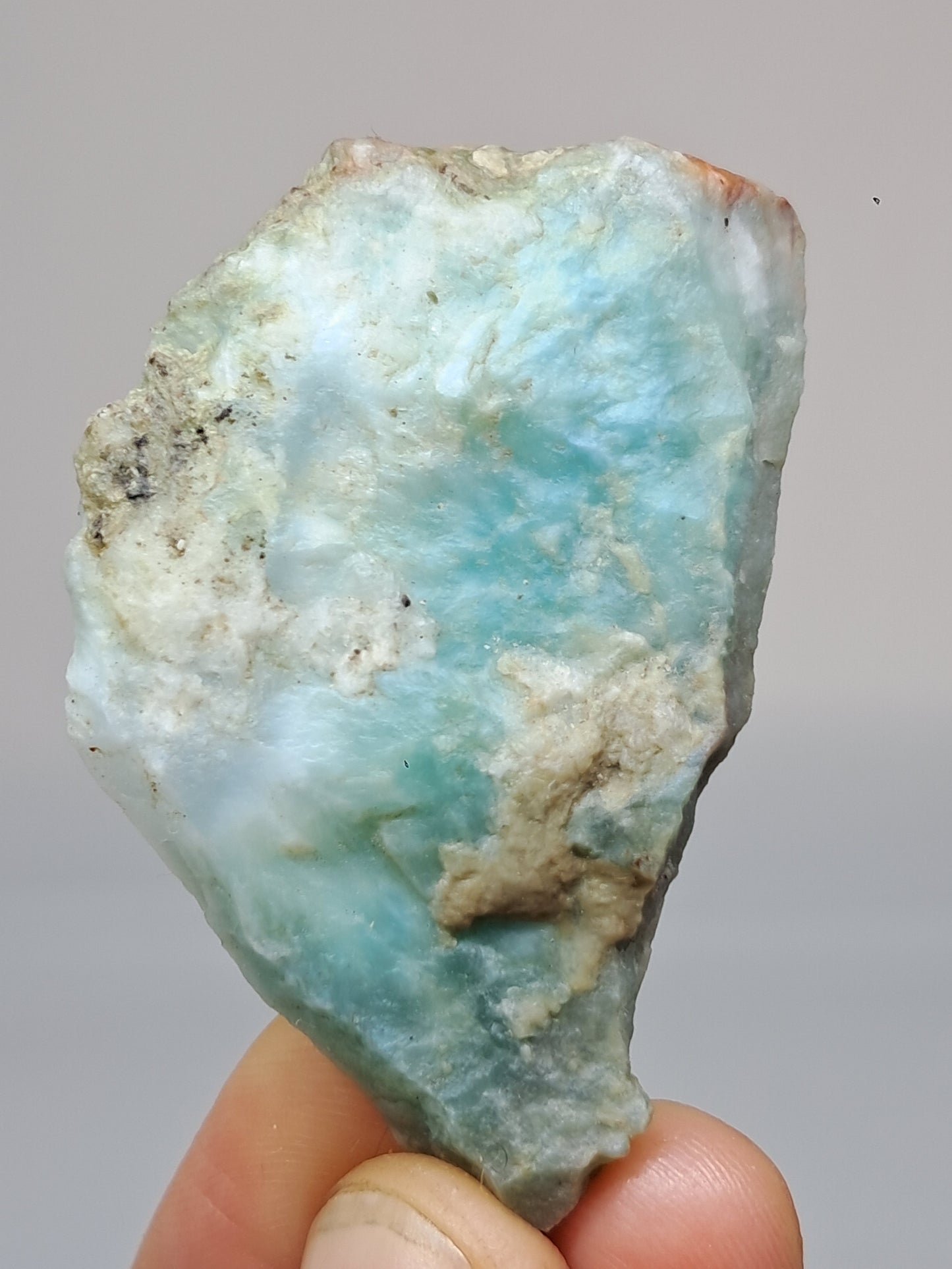 Larimar en bruto (República Dominicana) | Roca natural n.° LM25