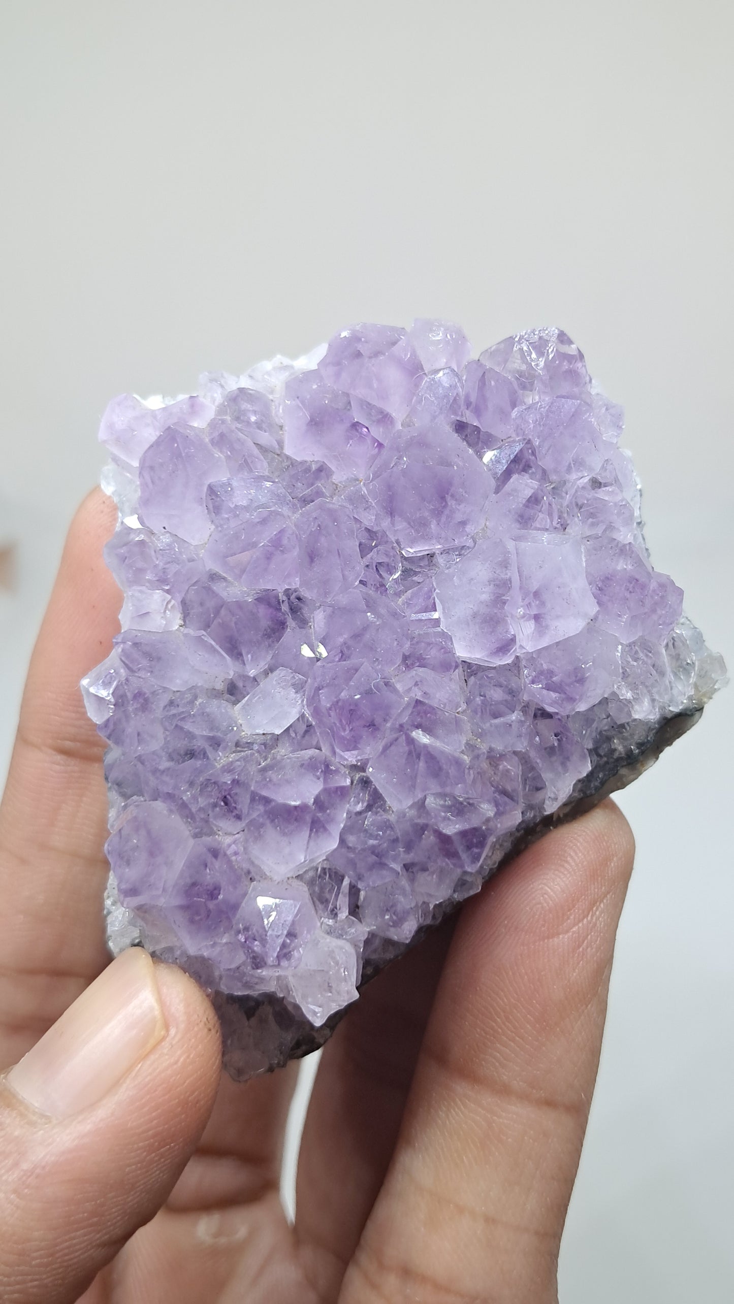 Amatista Morada Lavanda (Brasil) | Drusa Natural | Hermoso Brillo #AMB3