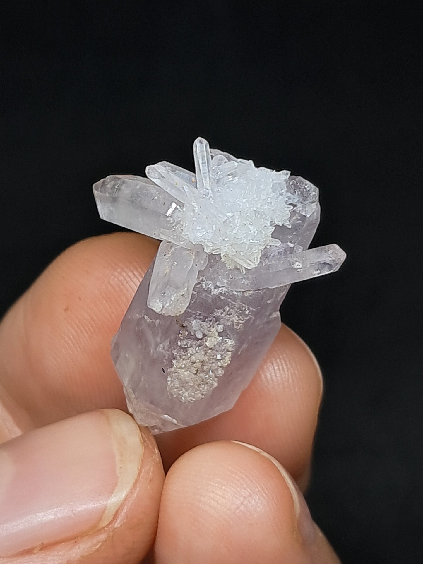 Cúmulo de cetro de amatista de Veracruz (México) | Cristal natural | Ejemplar mineral n.° VA41