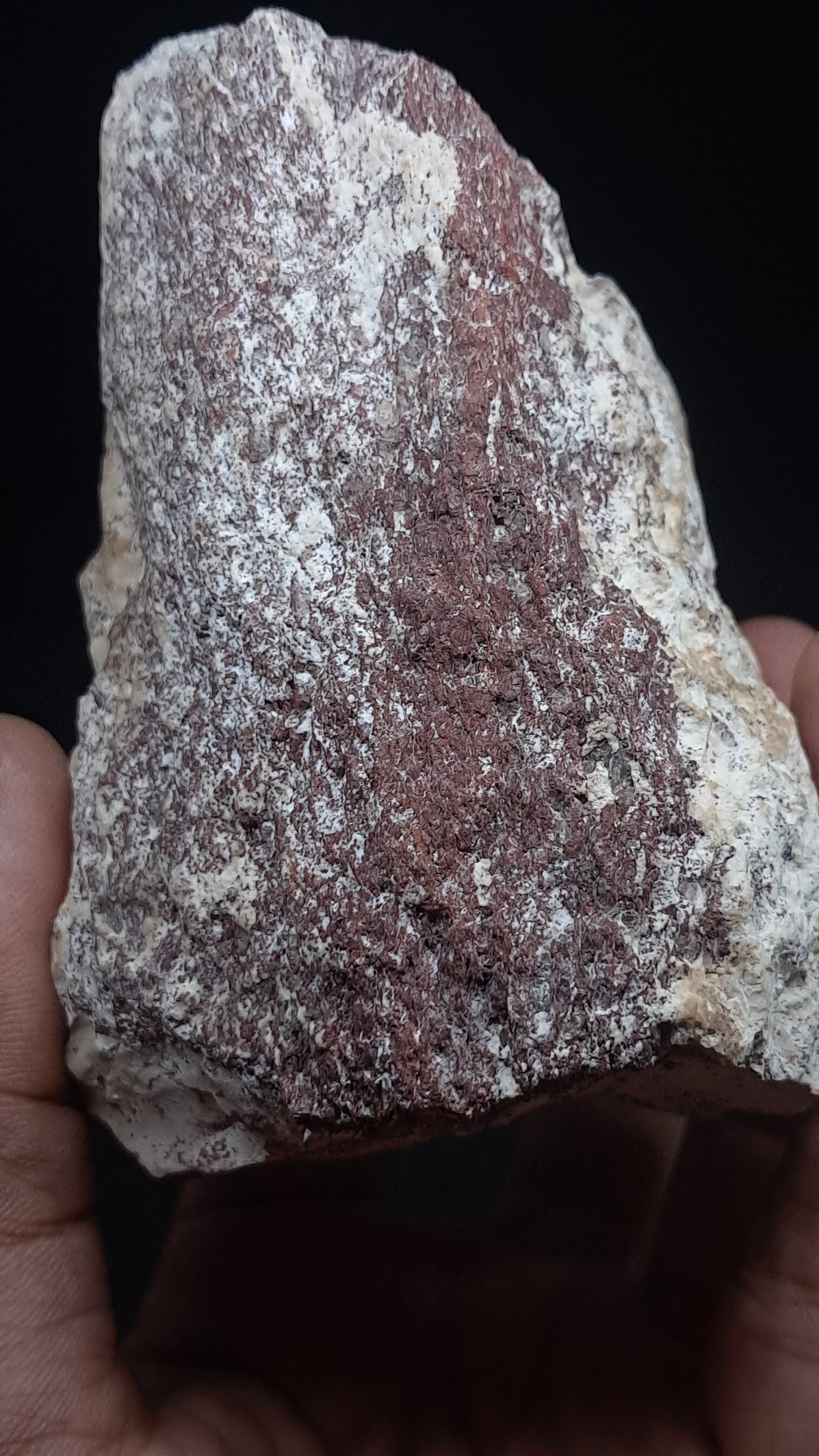 Fluorescent Alunite with Red Iron Oxide | Natural Hydrothermal Alteration Specimen #UC1