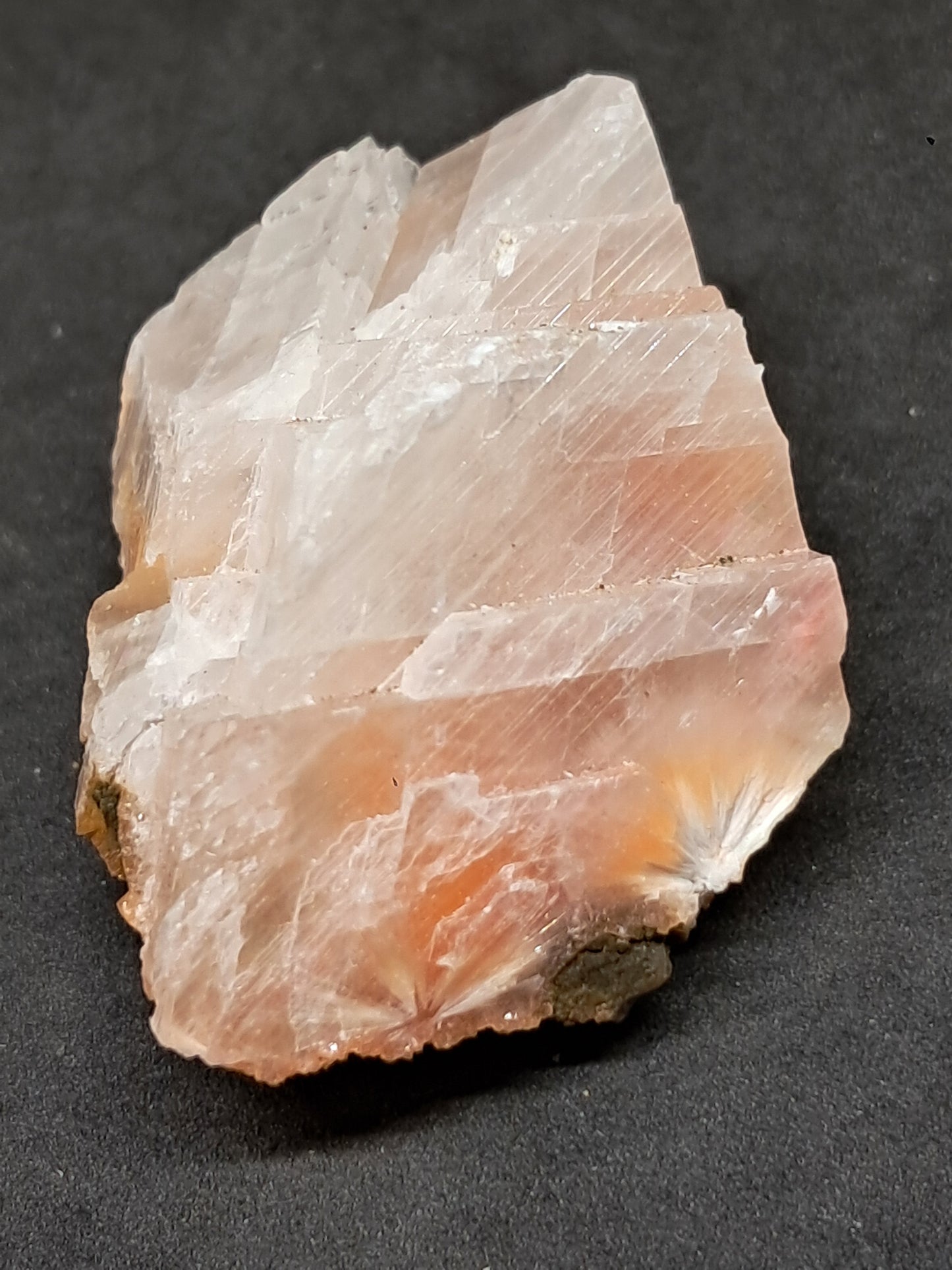Calcita Rojiza/Rosa con Mesolita *Hallazgo Raro* (Pithampur) Cristal Natural | Piedra Bruta | Muestra Mineral #CA38