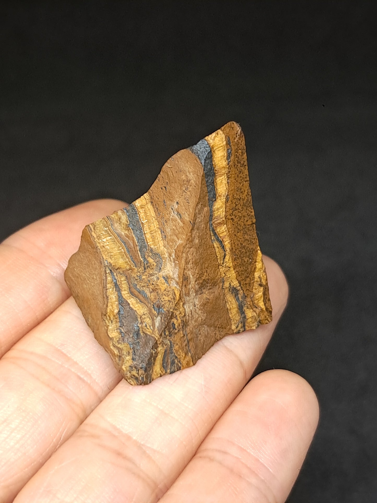 Rough Tiger's Eye (India) Natural Stone #TE3
