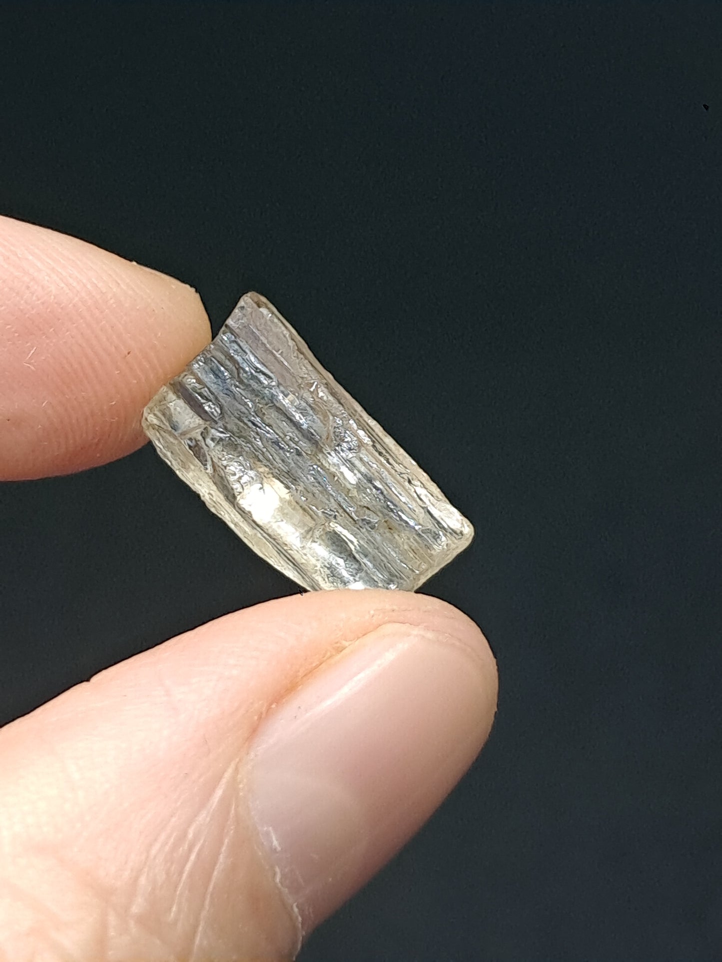Fluorescent Scapolite Crystal (Karur) UV Reactive | Rough Stone | Natural Mineral Specimen #SCP19