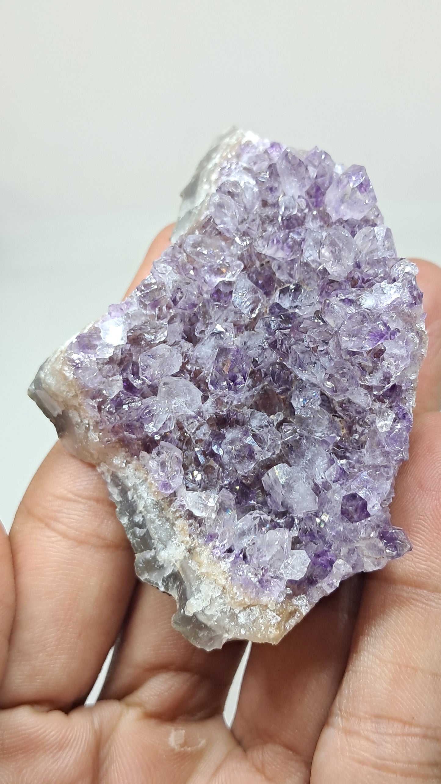 Amatista Morada Profunda (Brasil) | Drusa Natural | Hermoso Brillo #AMB2