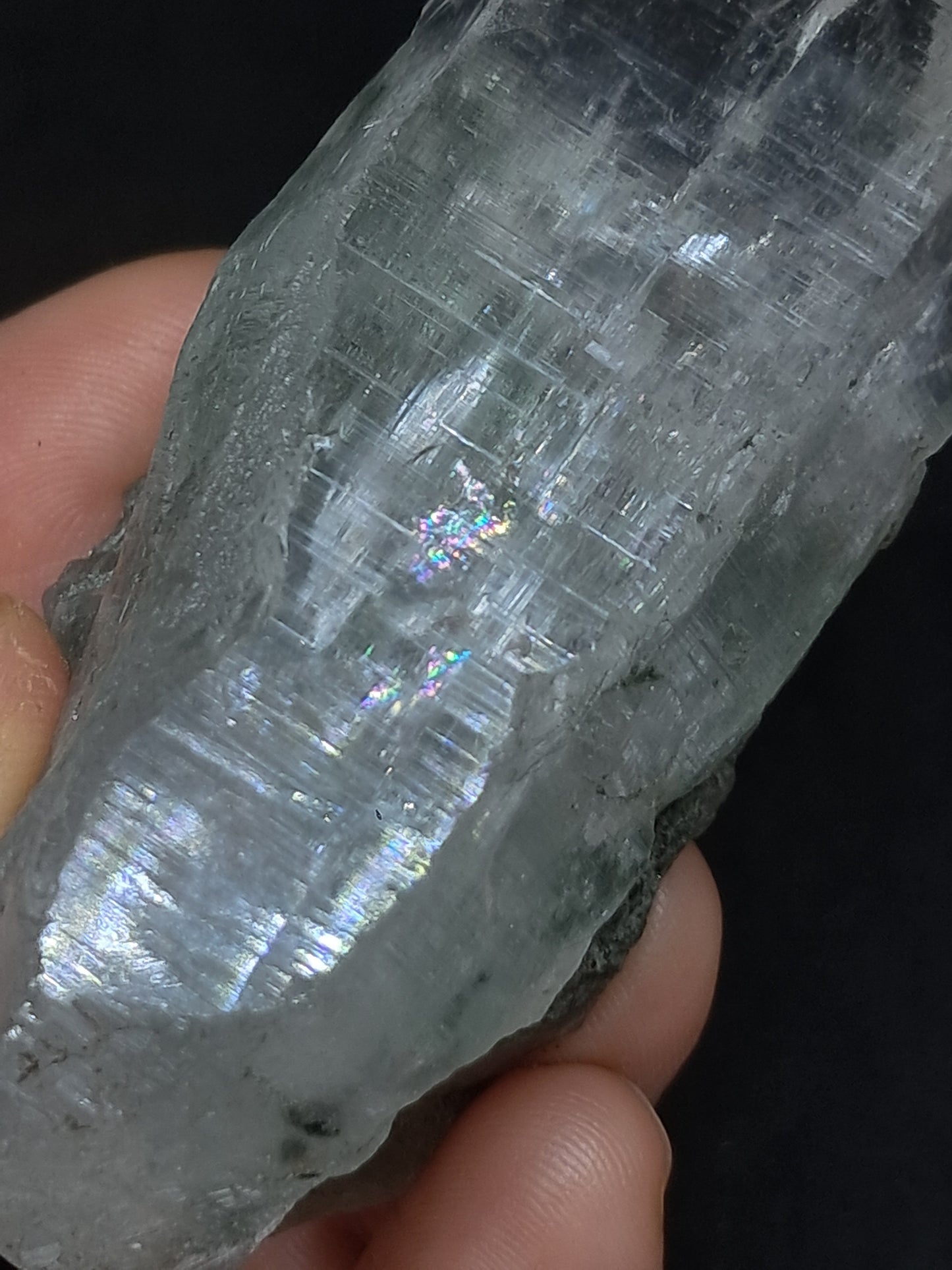 Chlorite Quartz (Kullu) Natural Point | Garden Chamanic Crystal #CQ61