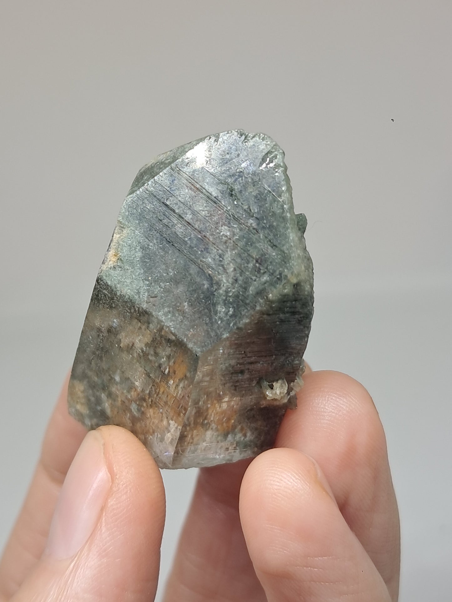 Chlorite Phantom Quartz (Kullu) Natural Point | Garden Chamanic Crystal #CQ74