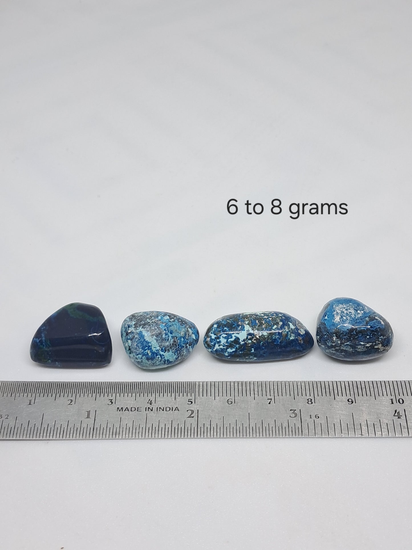 Chrysocolla w/ Azurite, Shattuckite Tumbled | Polished Natural Stone #CM16