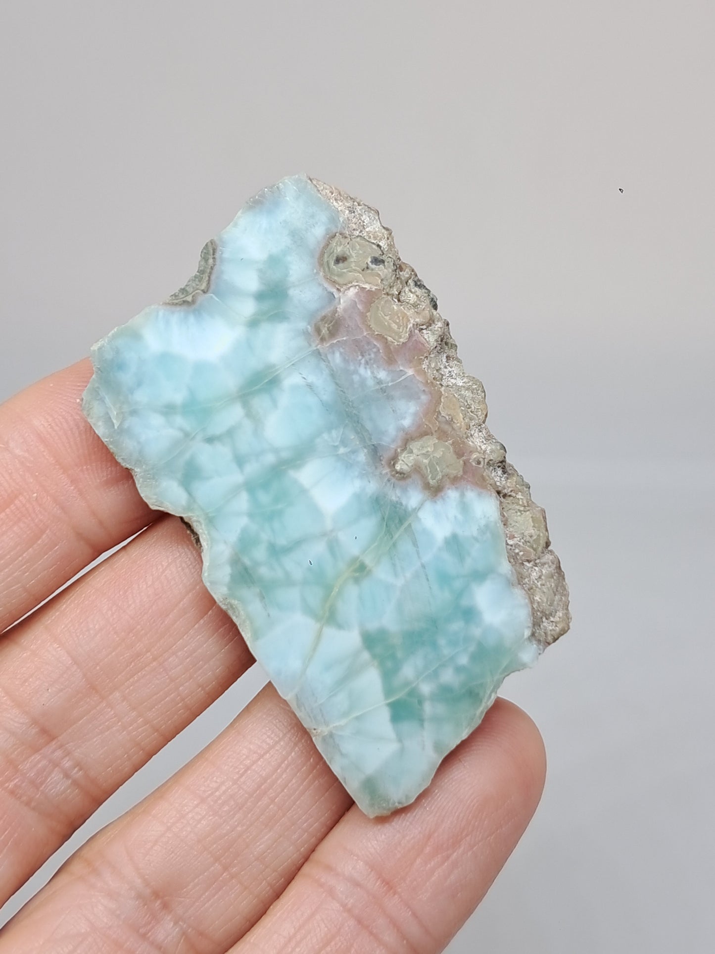 Larimar Chunk (Dominican Republic) Rough Stone | Natural Rock #LM28