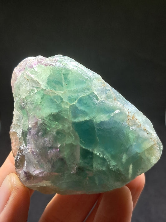 Rough Rainbow Fluorite Stone | Natural Crystal | Mineral Specimen #FL6