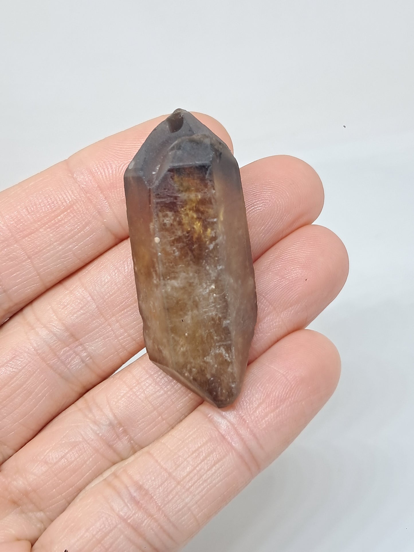 Natural Citrine (DRC) Double Terminated Crystal Point | Mineral Specimen #CTN25