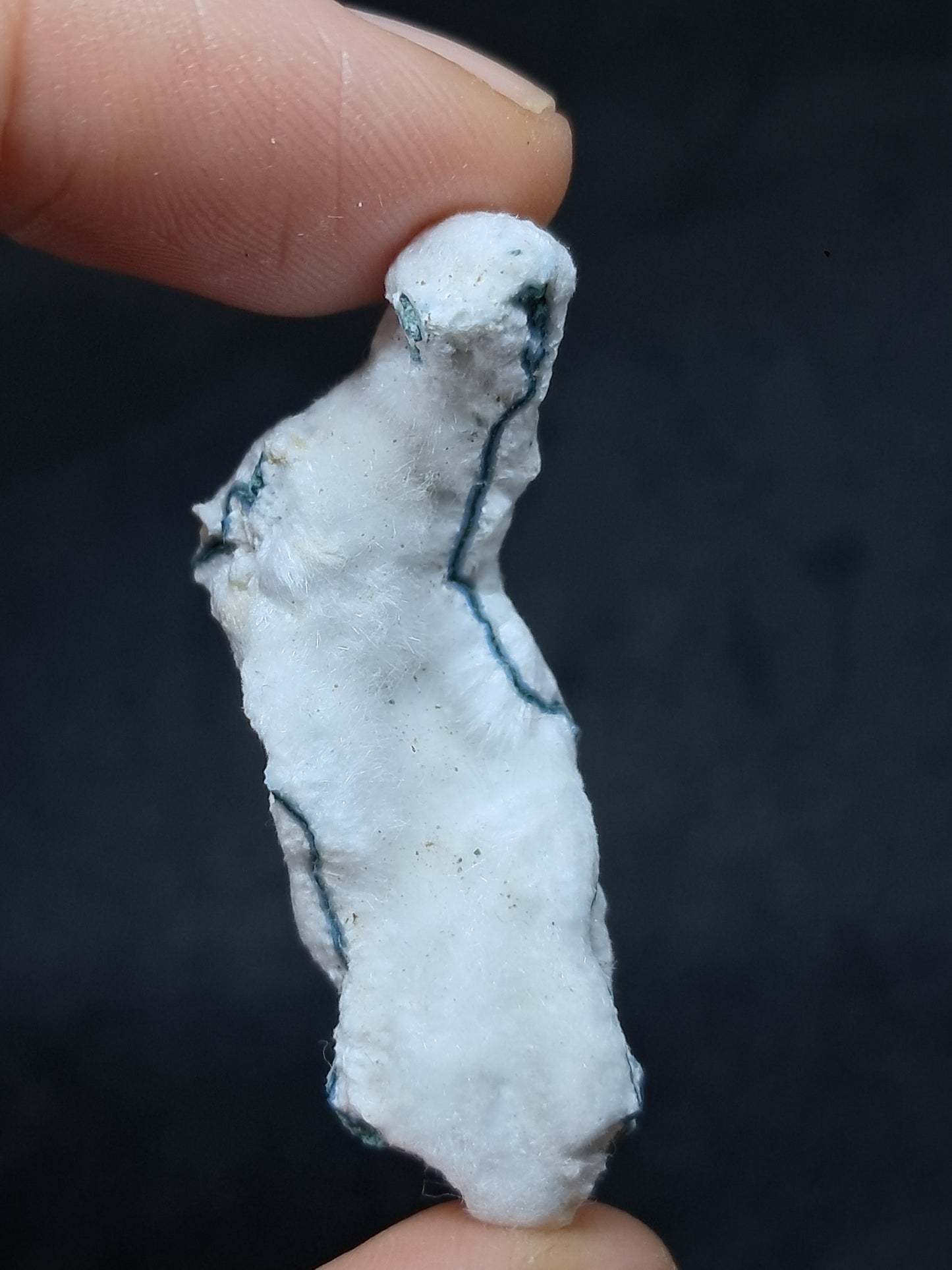 Okenite on Chalcedony (Mumbai) Mineral Specimen | Natural Crystal #OK38