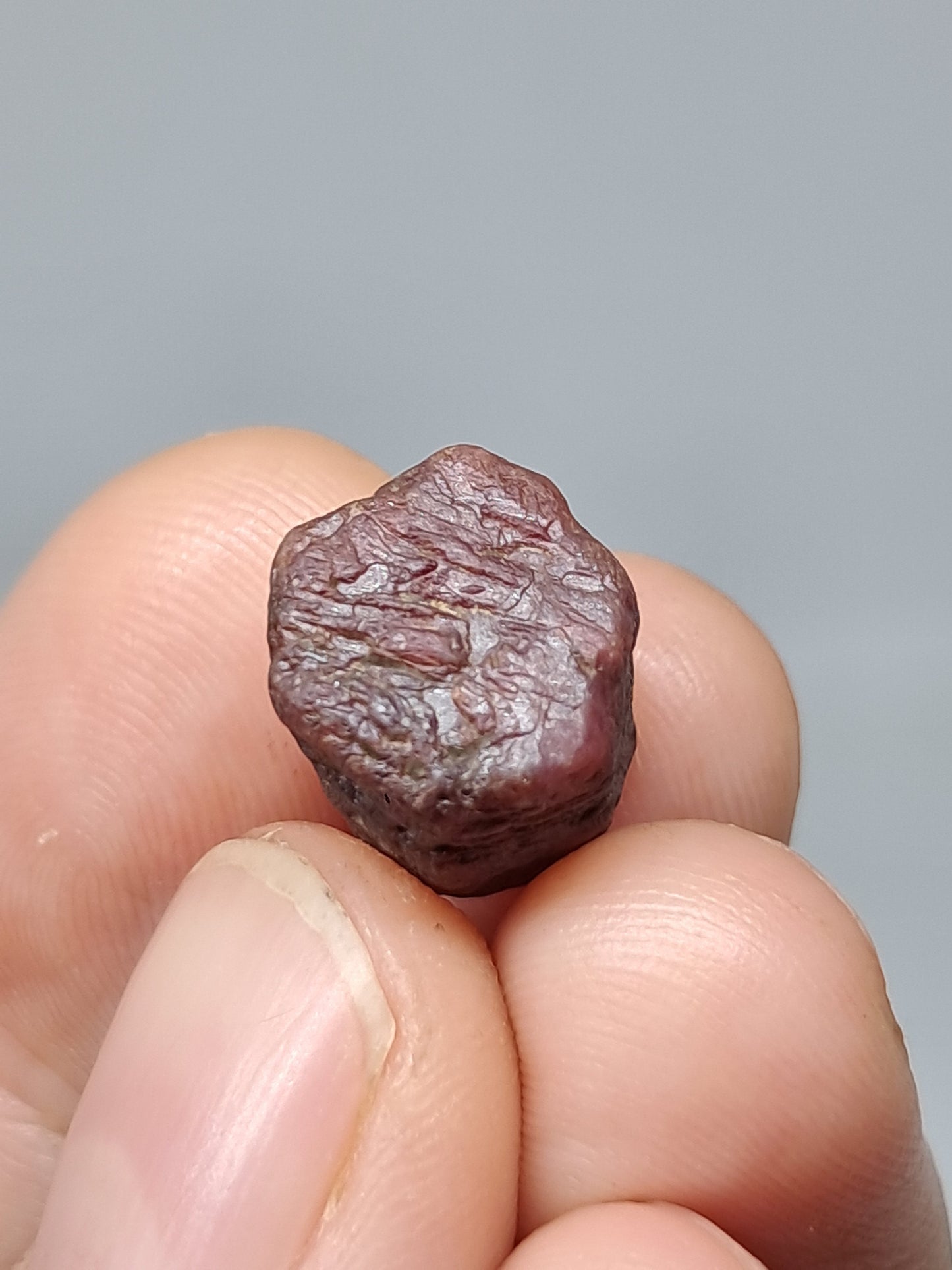 Rough Ruby Crystal (Tamil Nadu) Natural Stone | Mineral Specimen #RB18