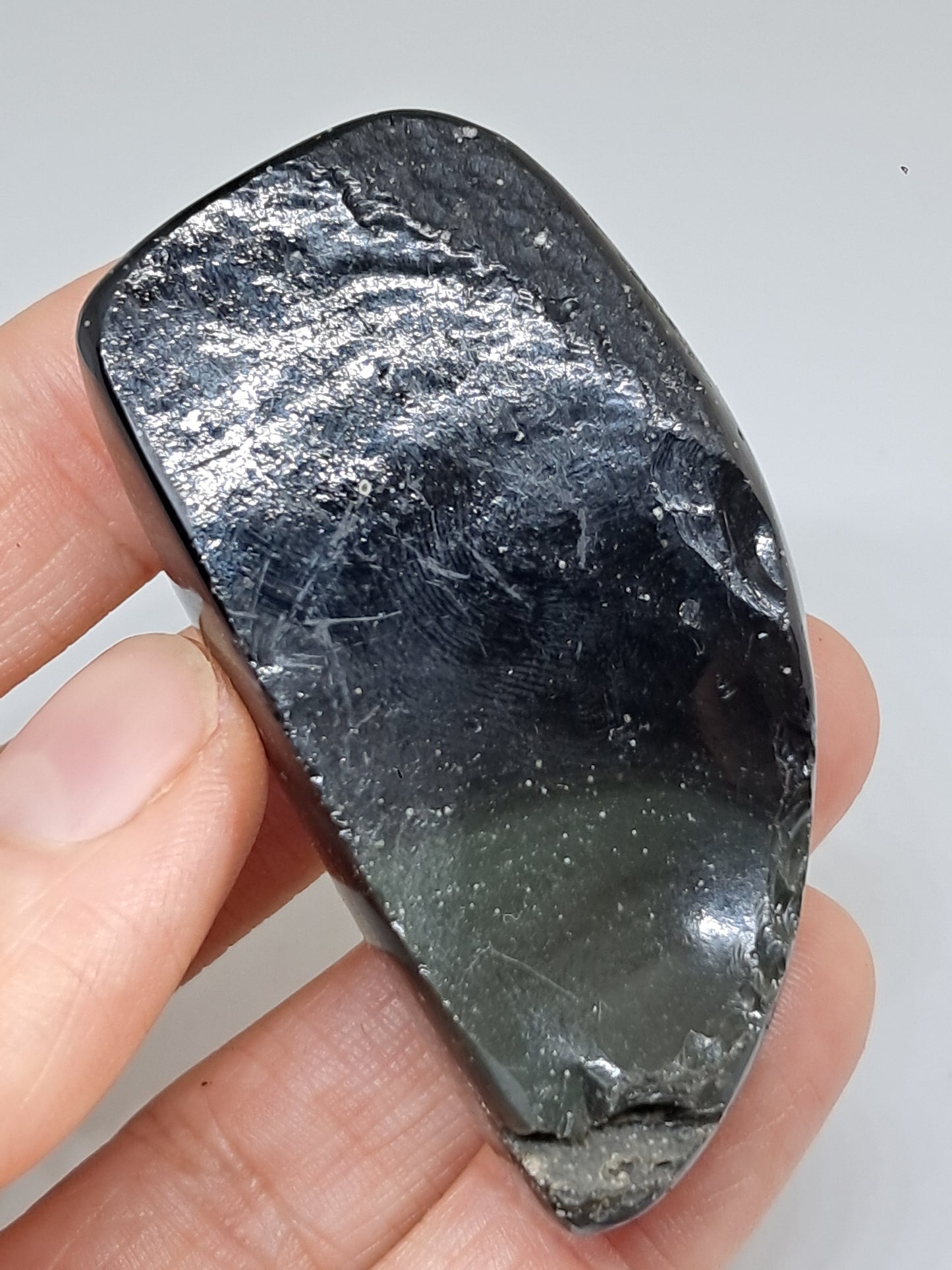 Rainbow Obsidian (Mexico) Natural Stone | Half Polished Half Rough #RO11