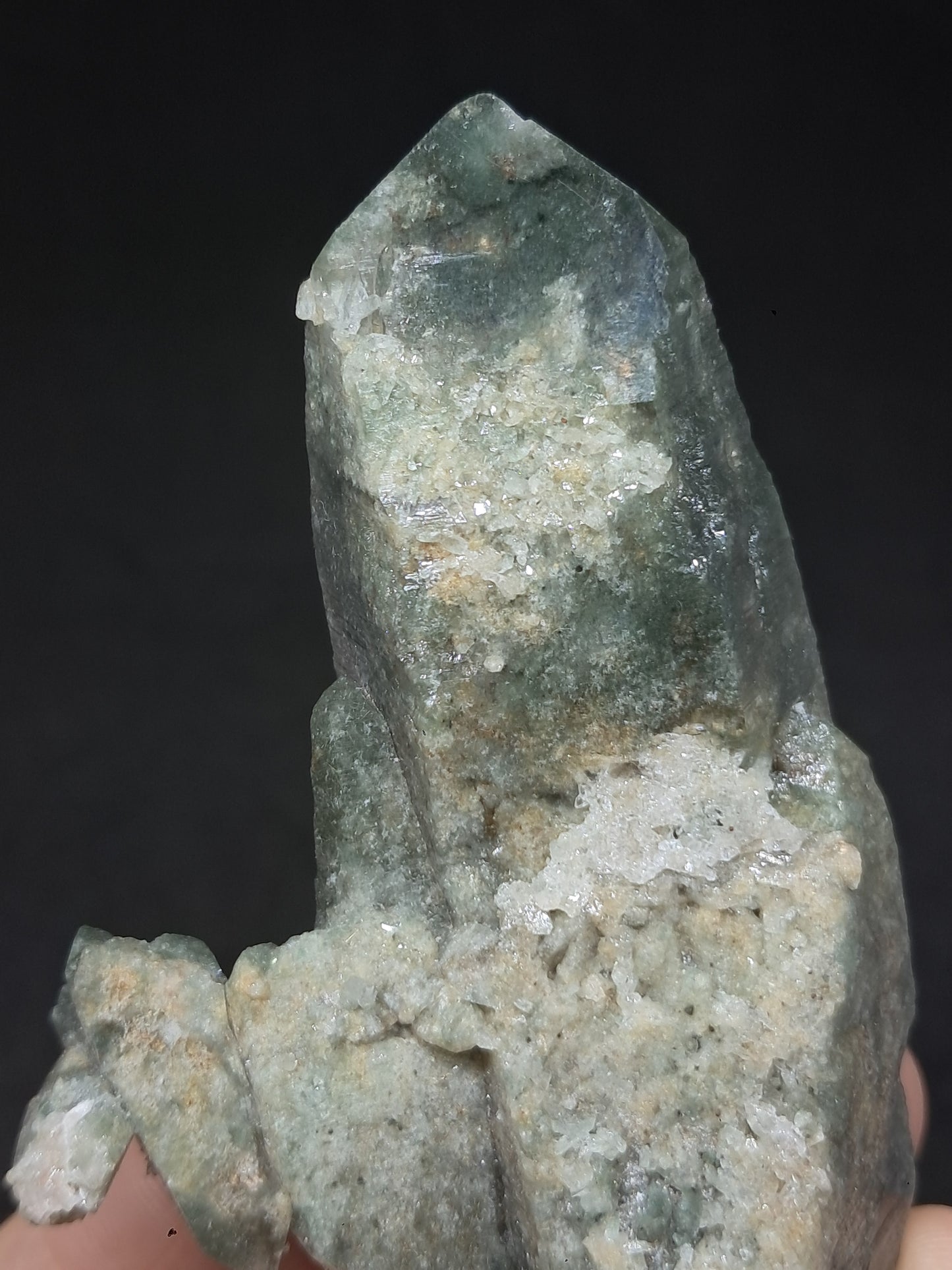 Chlorite Quartz (Kullu) Natural Point | Garden Chamanic Crystal #CQ64