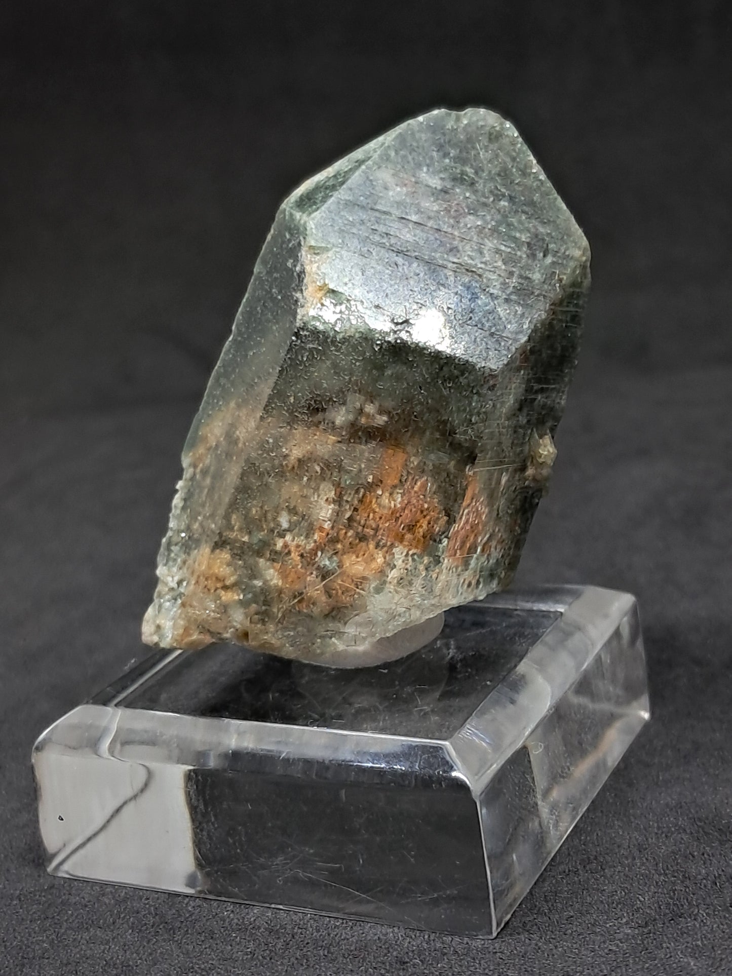 Chlorite Phantom Quartz (Kullu) Natural Point | Garden Chamanic Crystal #CQ74