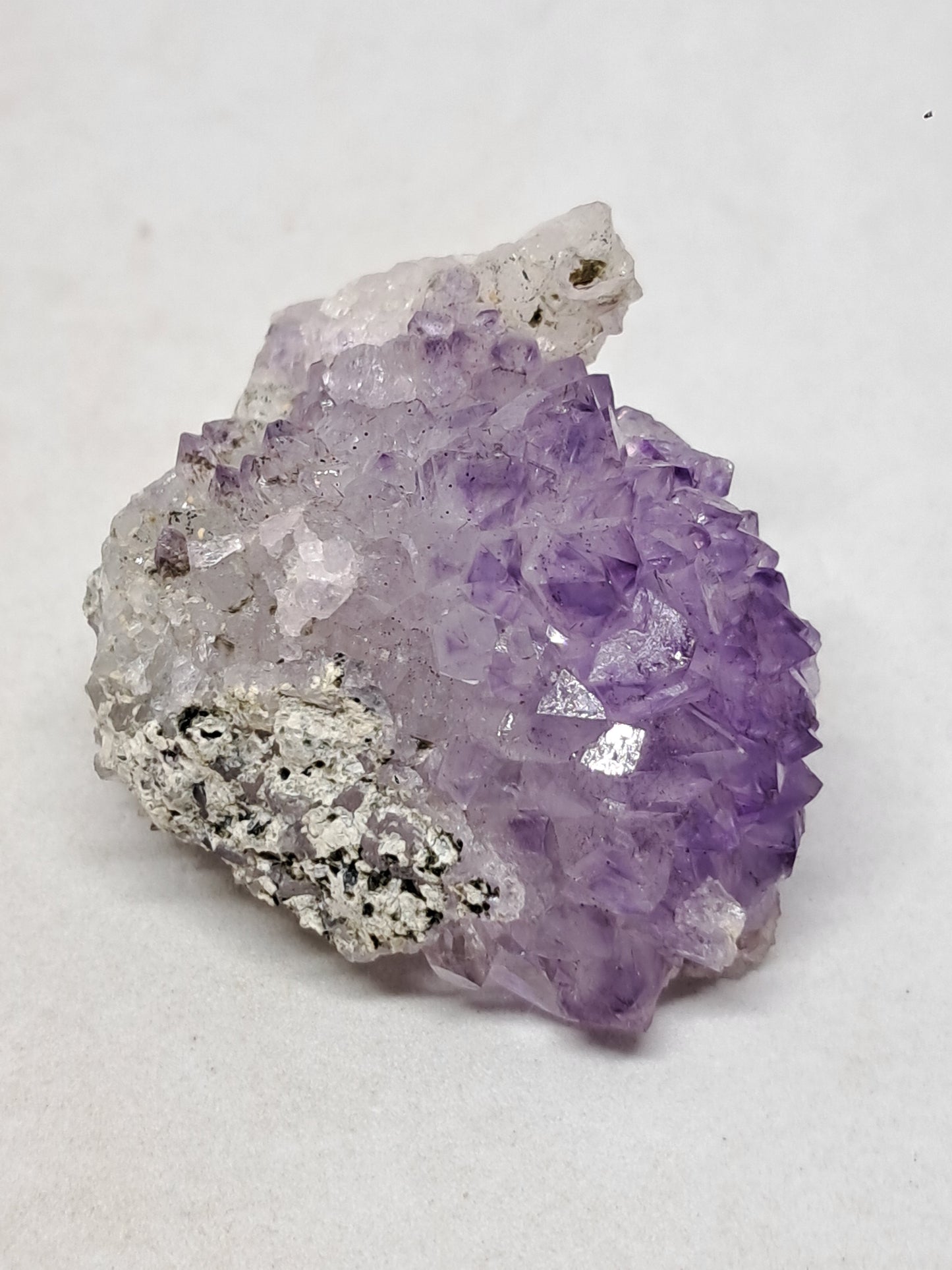 Amatista Elestial en Matriz (Karur) | Piedra Natural | Ejemplar Mineral #KA94