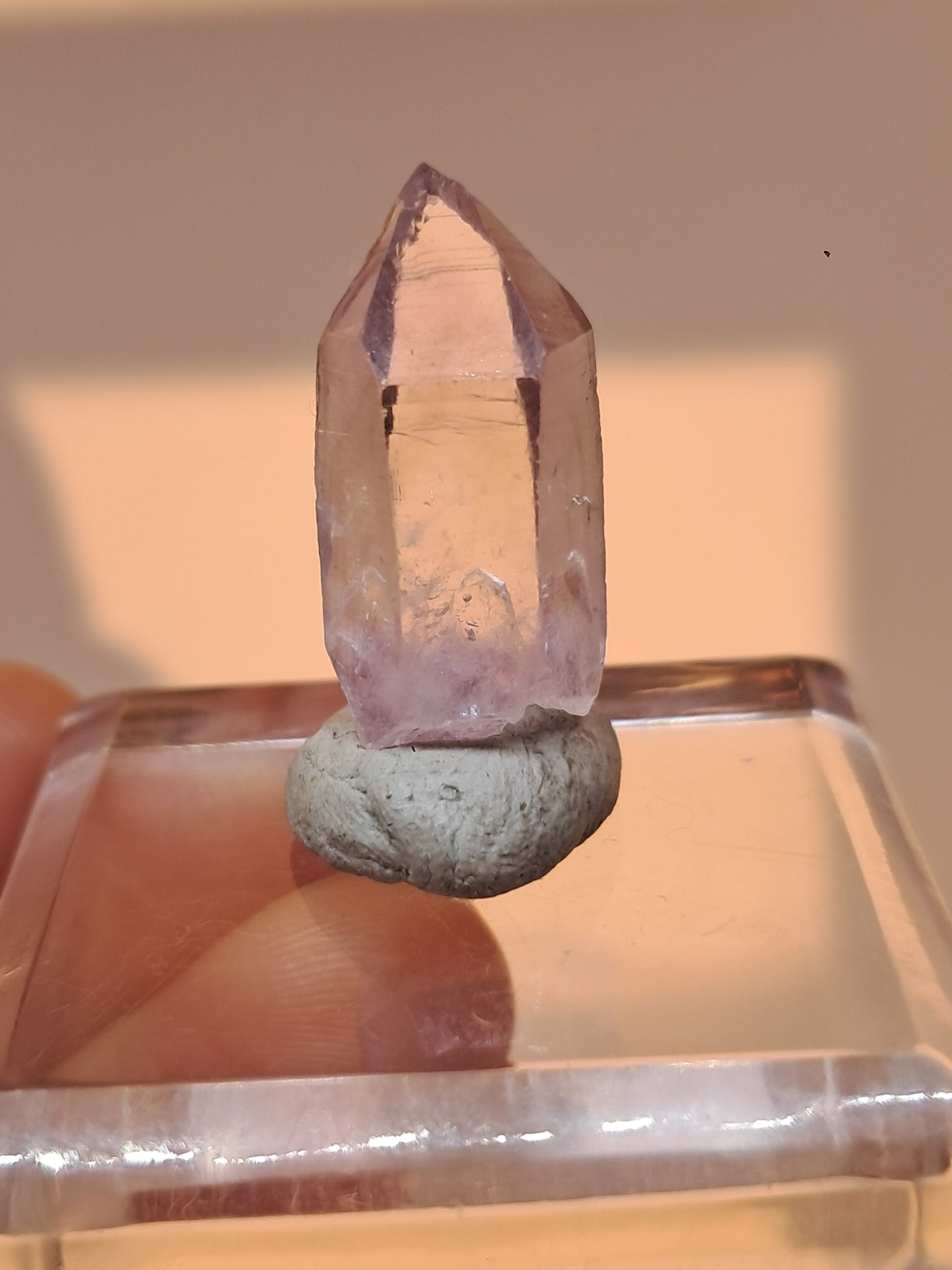 Punta de cristal de amatista de Veracruz (México) | Piedra natural | Ejemplar mineral n.° VA26