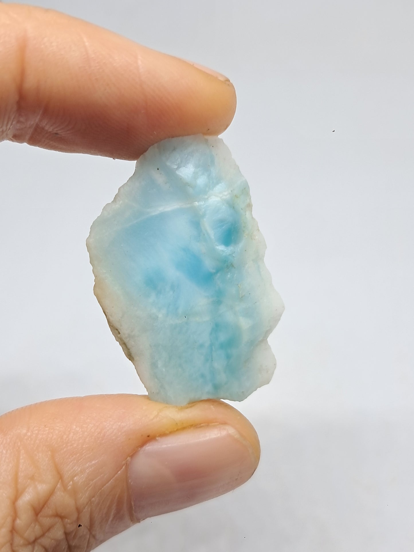 Larimar Raw (Dominican Republic) Rough Stone | Natural Rock #LM18