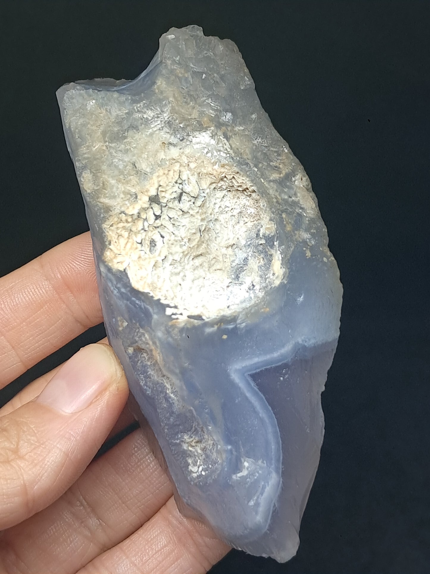 Blue Chalcedony Botryoidal Rough Natural Stone #BC1