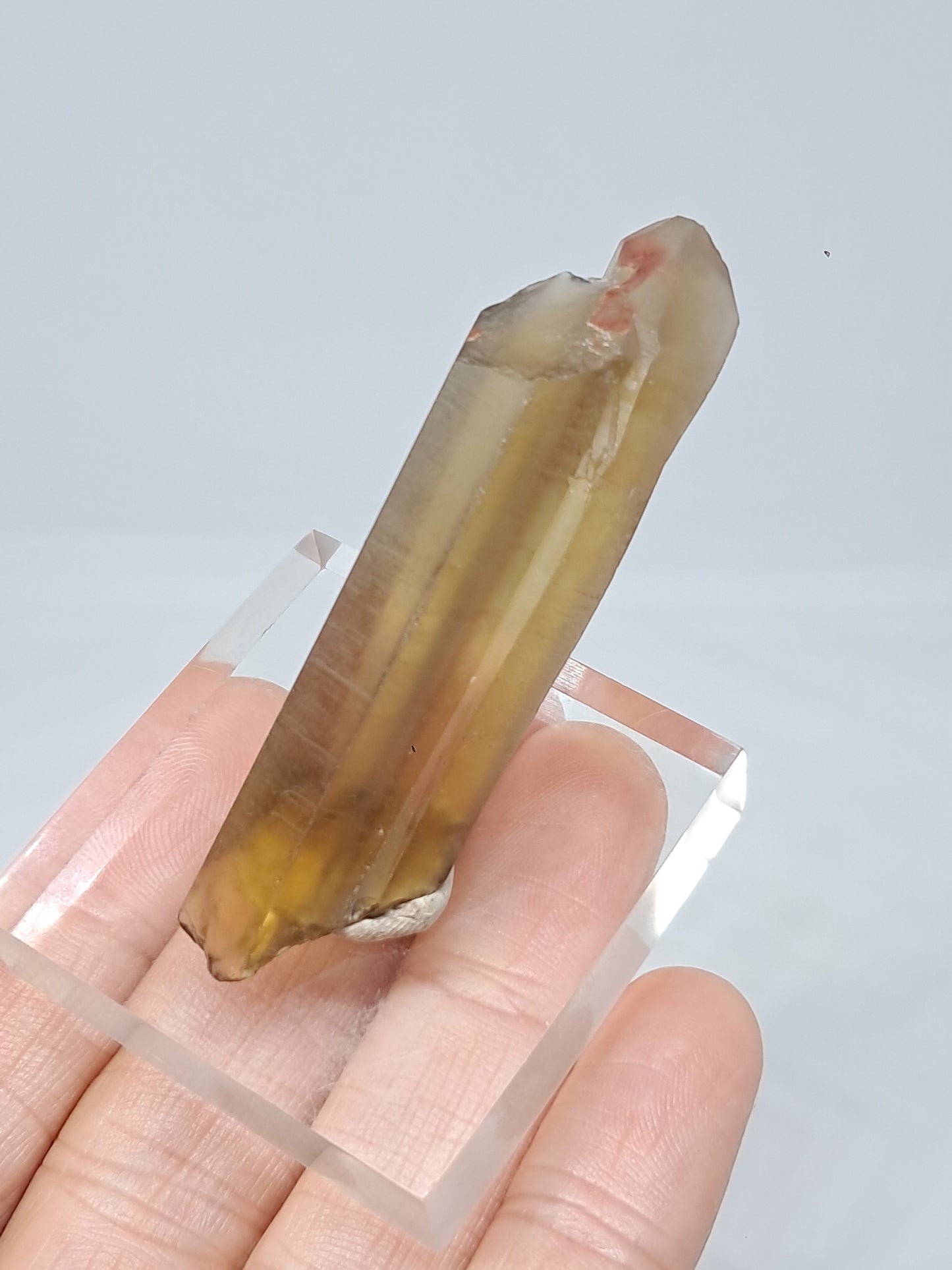 Natural Citrine Twin Crystal Points (Democratic Republic of Congo) #CTN32
