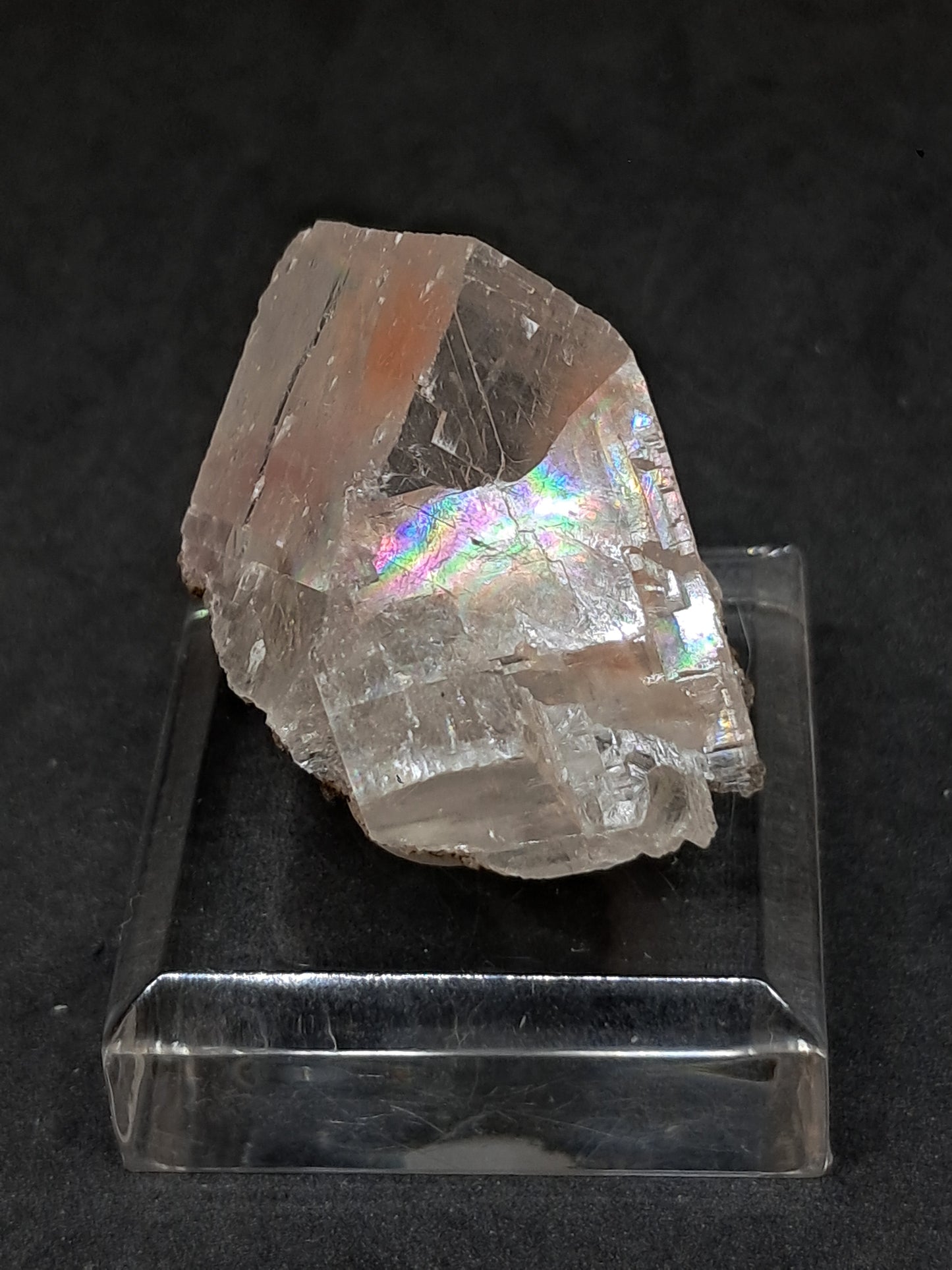 Calcita Rojiza/Rosa con Mesolita *Hallazgo Raro* (Pithampur) Cristal Natural | Piedra Bruta | Muestra Mineral #CA35