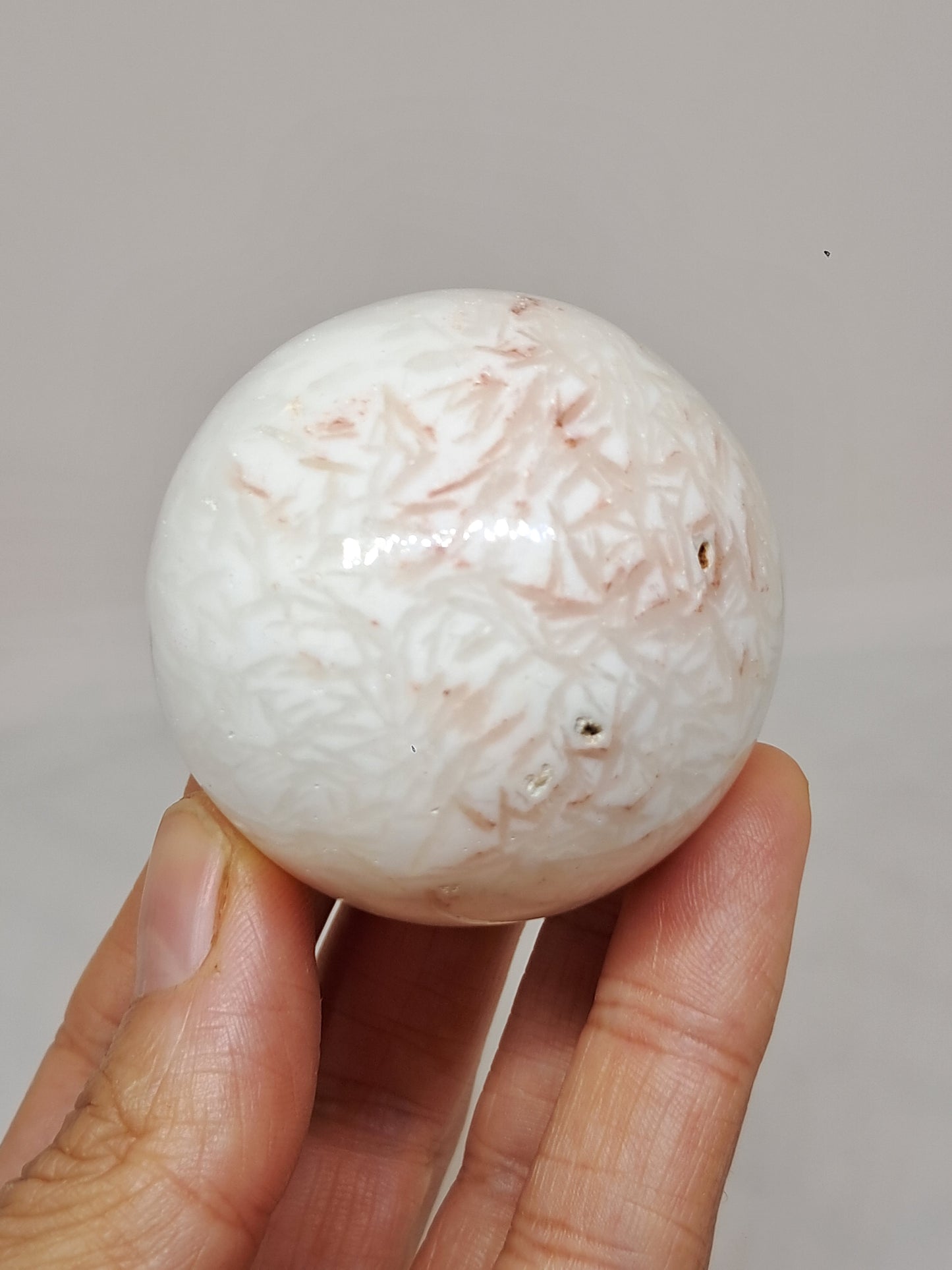 Scolecite Sphere | Polished Natural Stone | Good Quality
